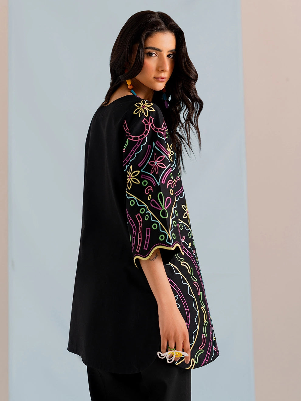 Noirvent | 2Pc Embroidered Cotton Set