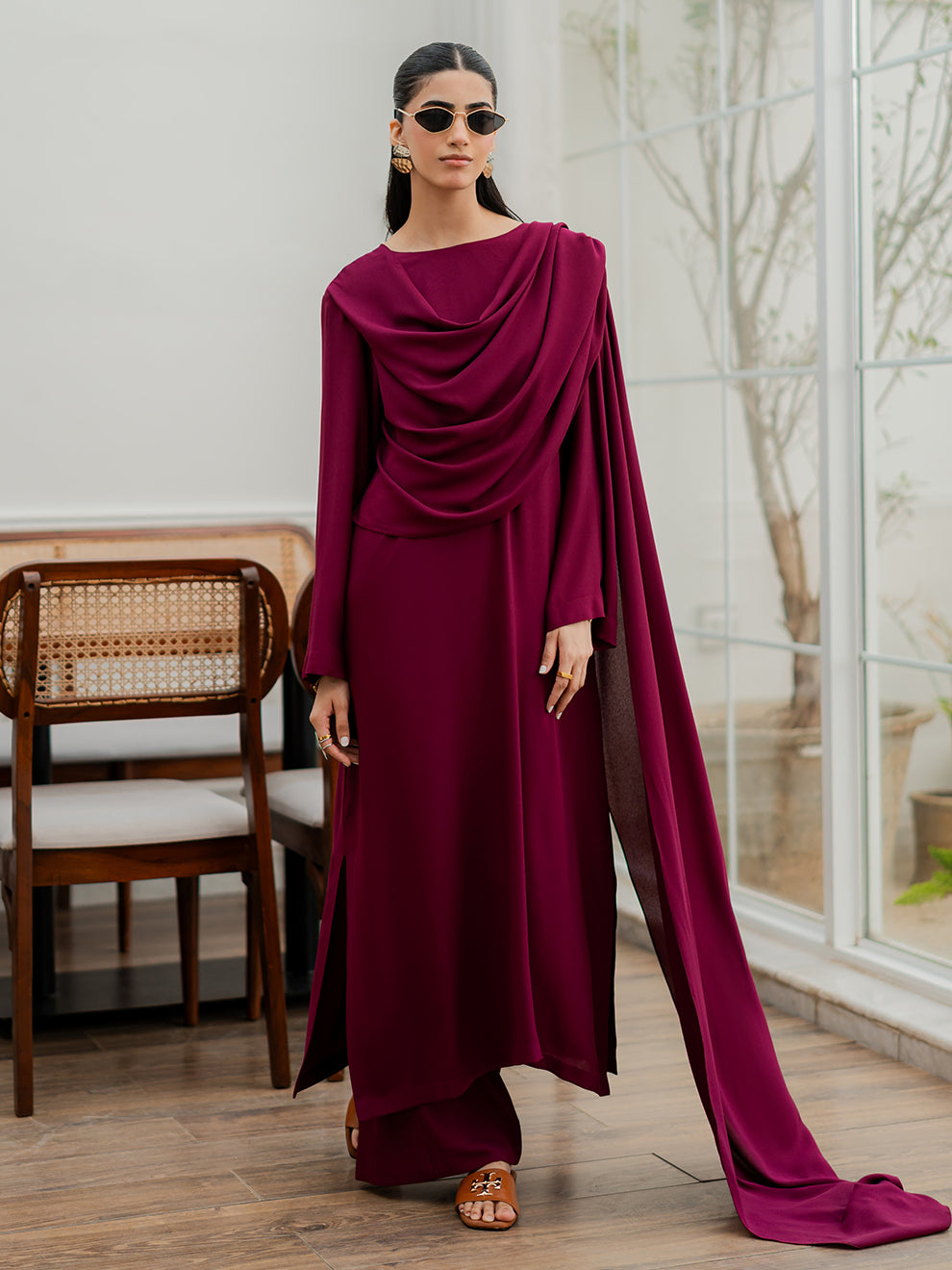Merlot- 2Pcs Solids Set