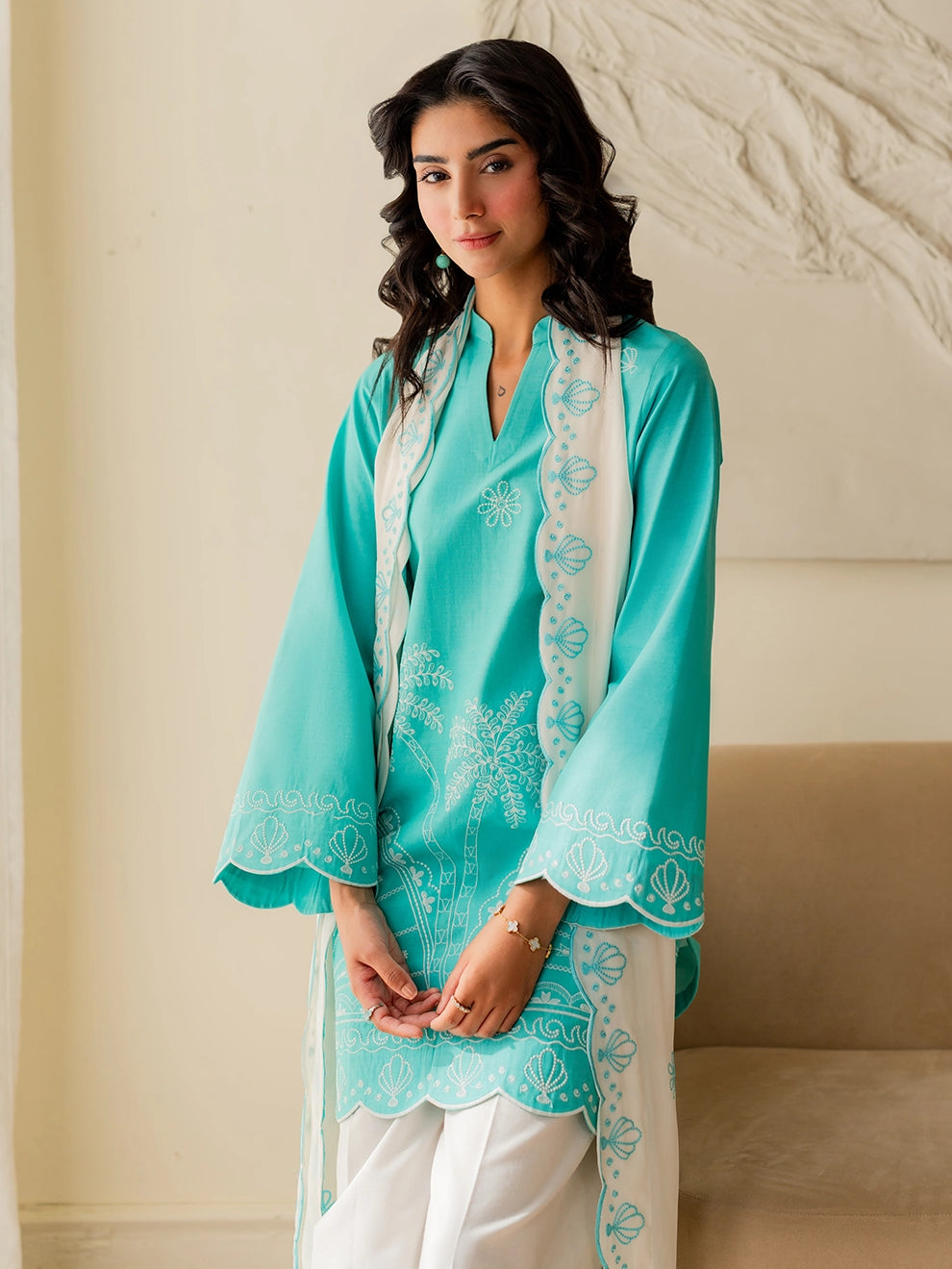 Turquoise Breeze-Dupatta