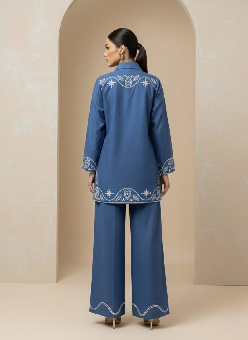 Zymal – 2Pc Embroidered Co-ords Set
