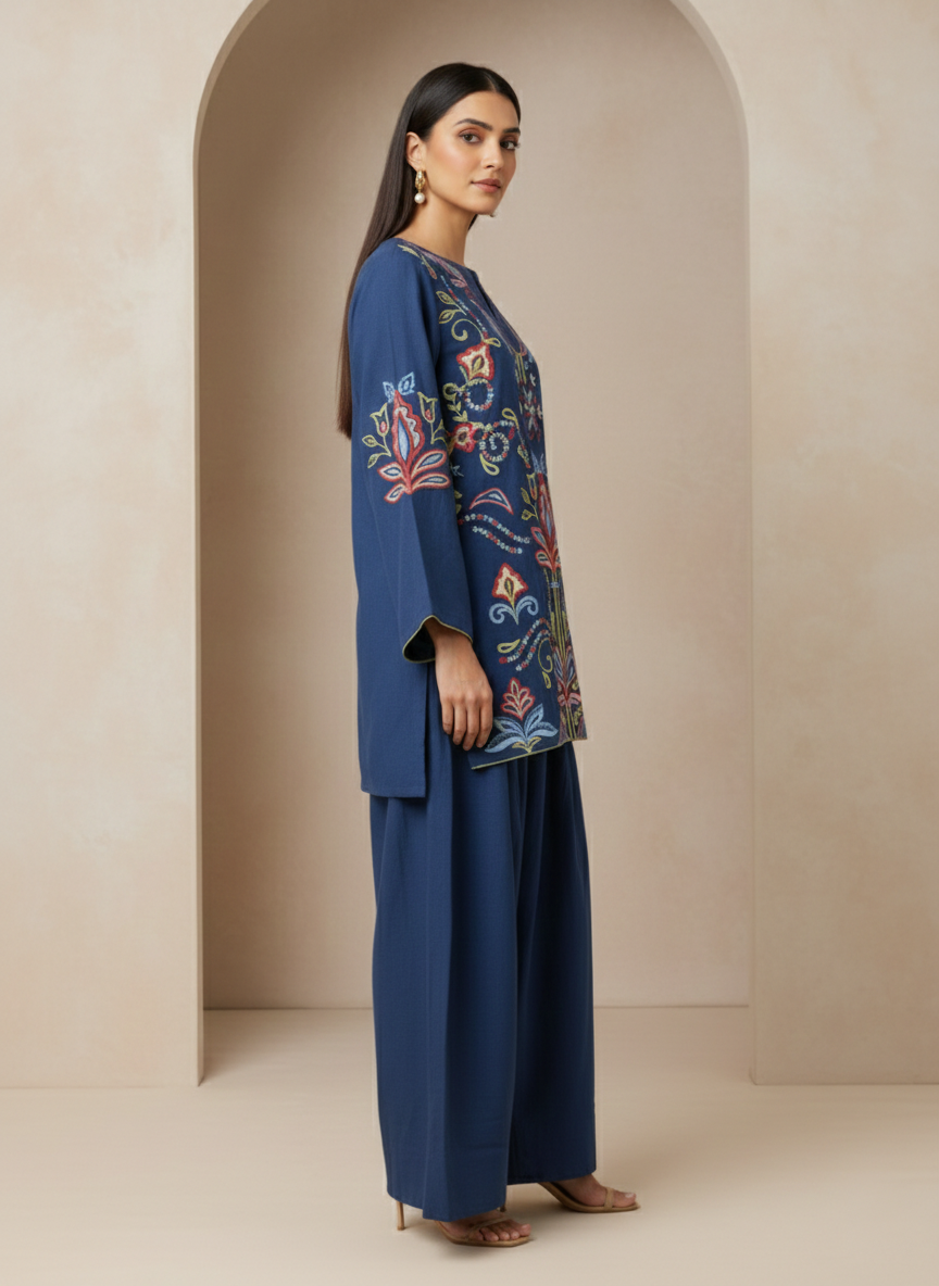 Vanya – 2Pc Multi-Embroidered Cotton Set