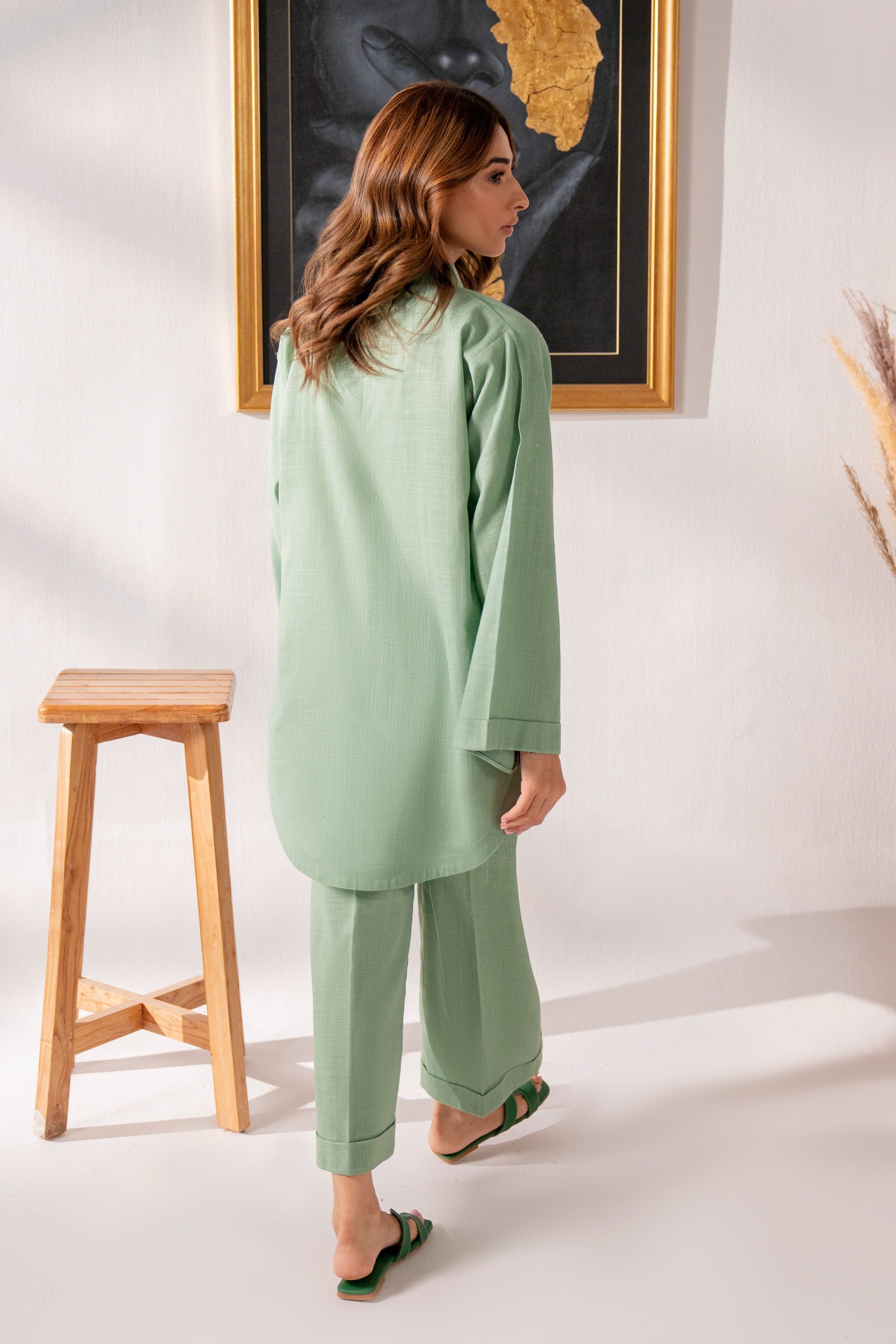 Canan - 2Pc Solid Khaddar