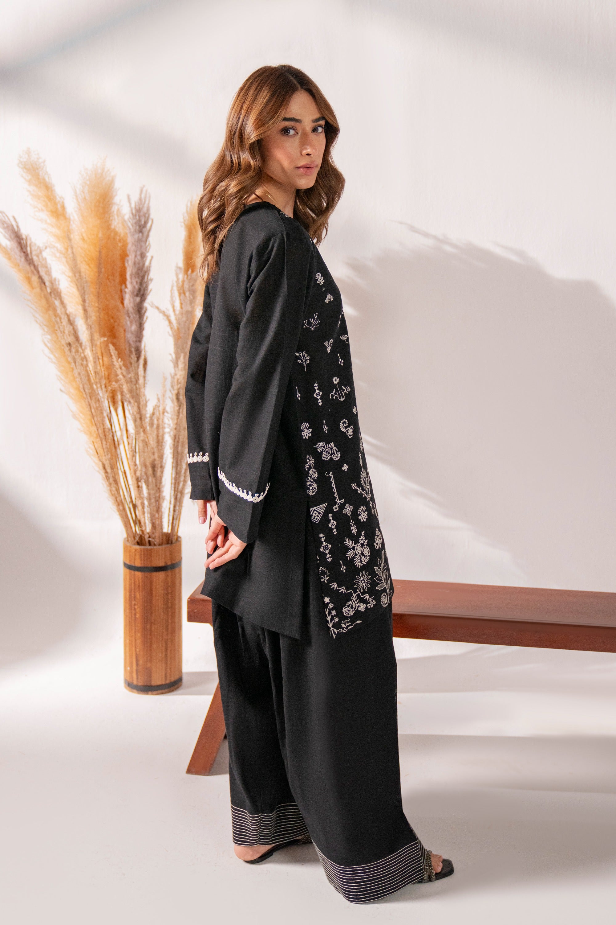 Cevap - 2Pc Embroidered Cotton