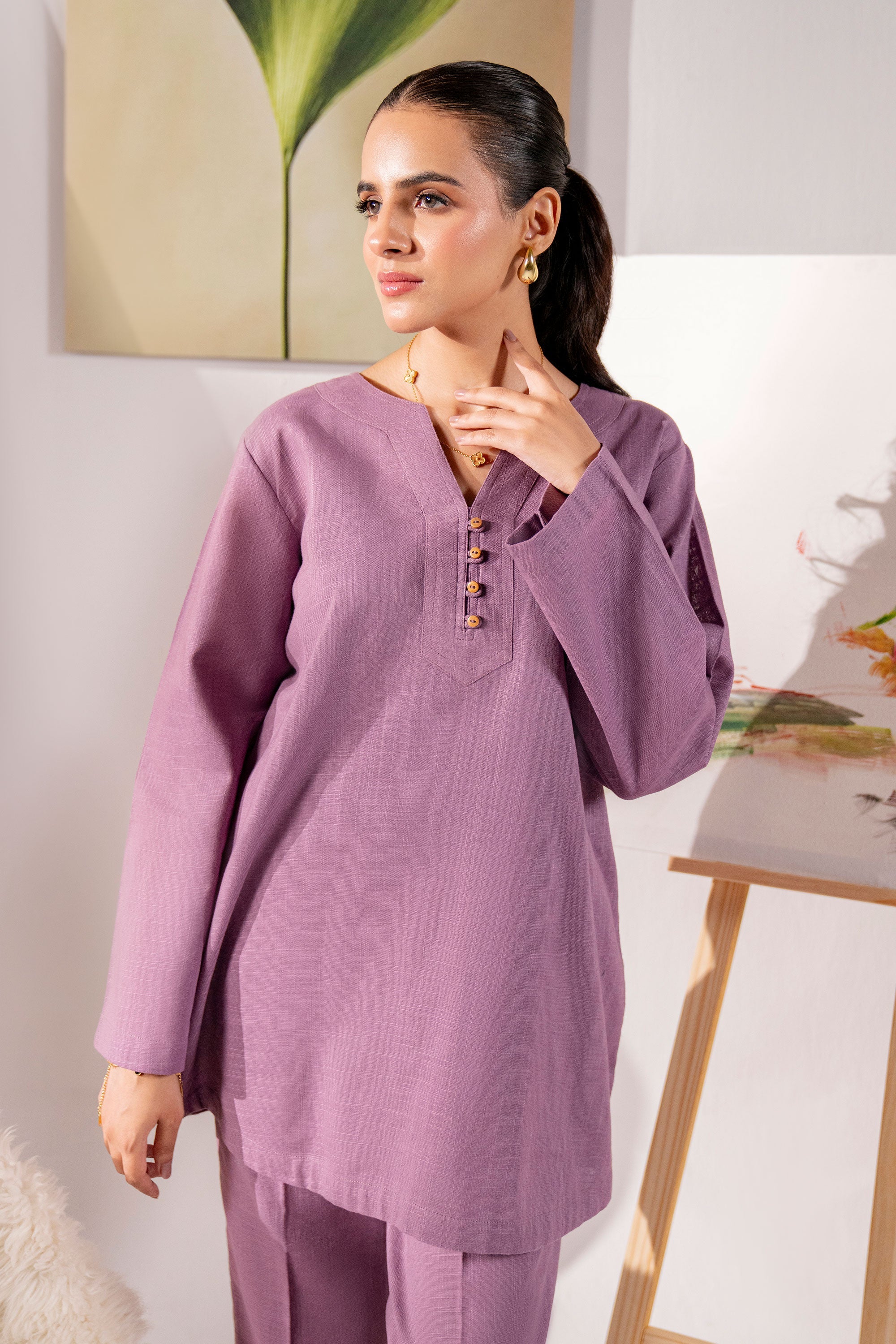 Ramin - 2Pc Solid Khaddar