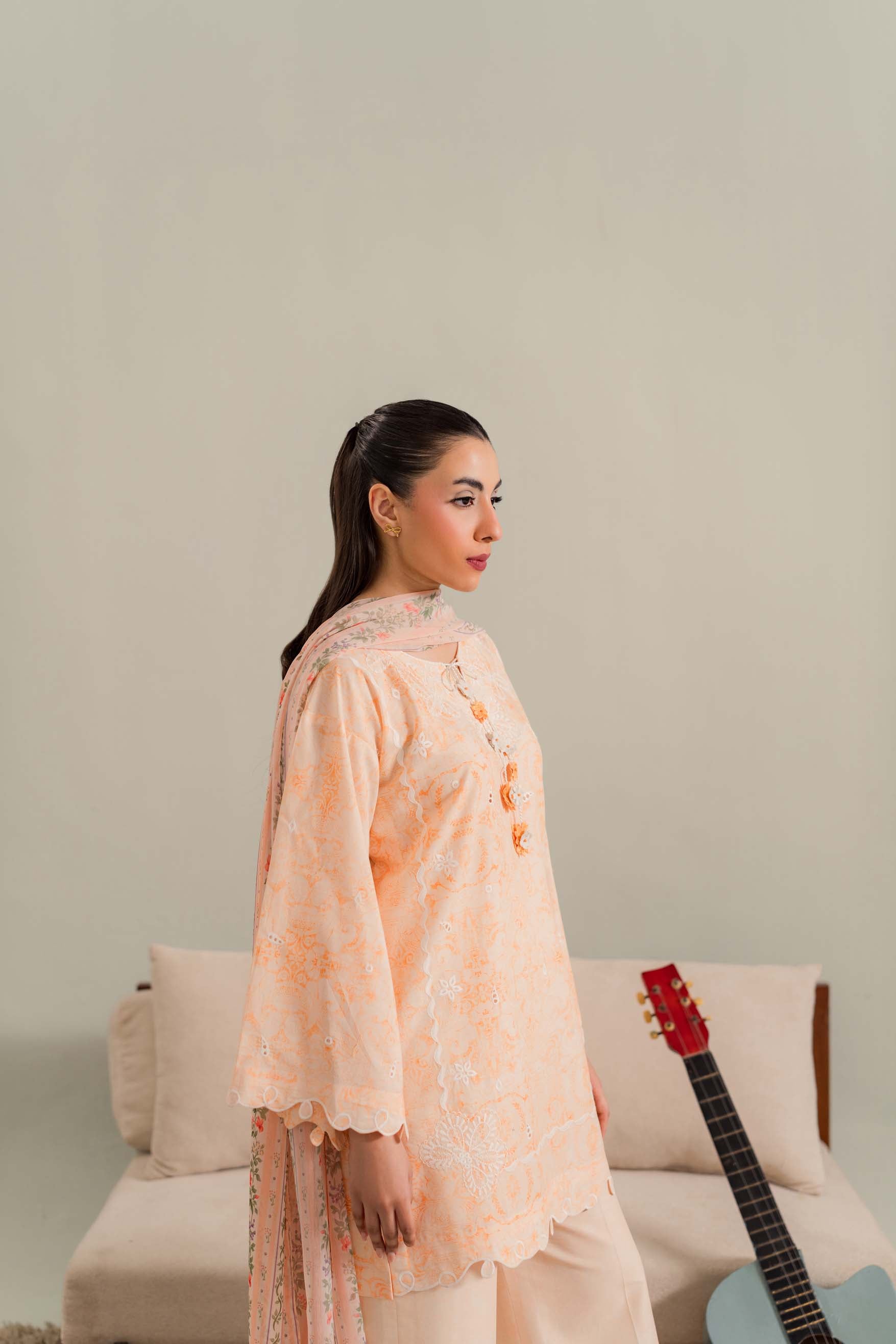 Nectar - 3Pc Printkari Suit