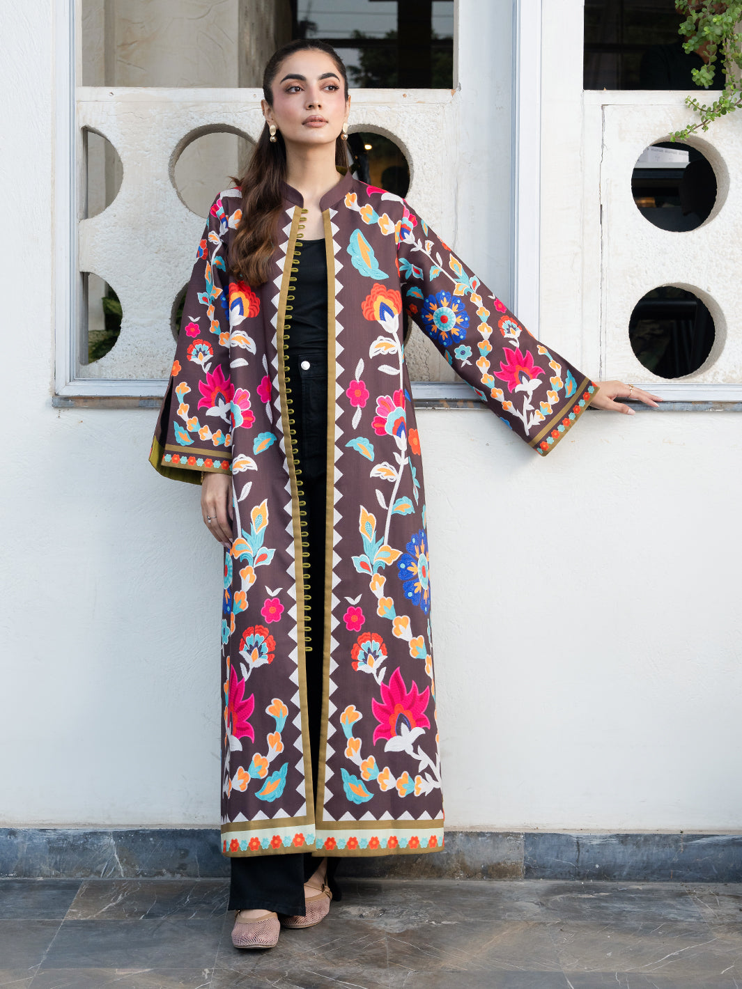 Zareen – Printed Long Shrug