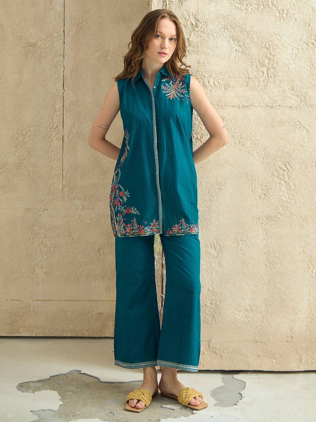 Lumira – Embroidered 2Pc Co-ords Set