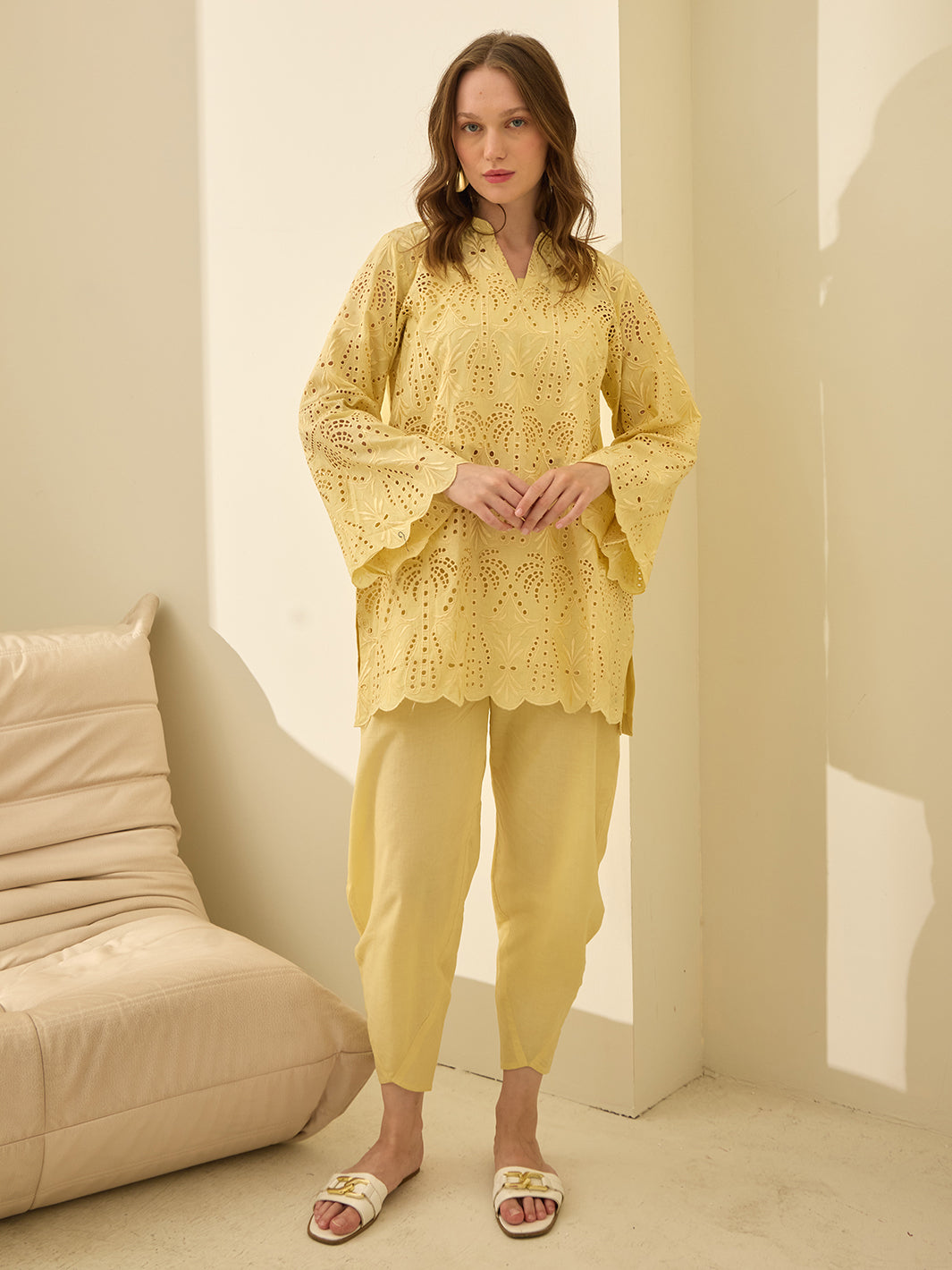 Rielle – Embroidered 2Pc Co-ords Set