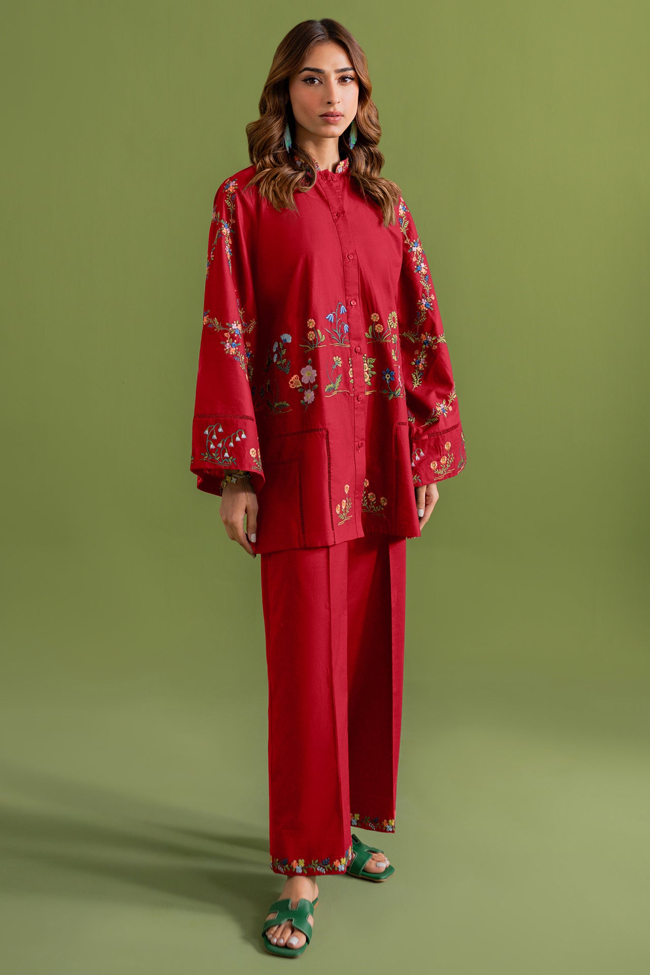 Erya – 2Pc Embroidered Khaddar Set