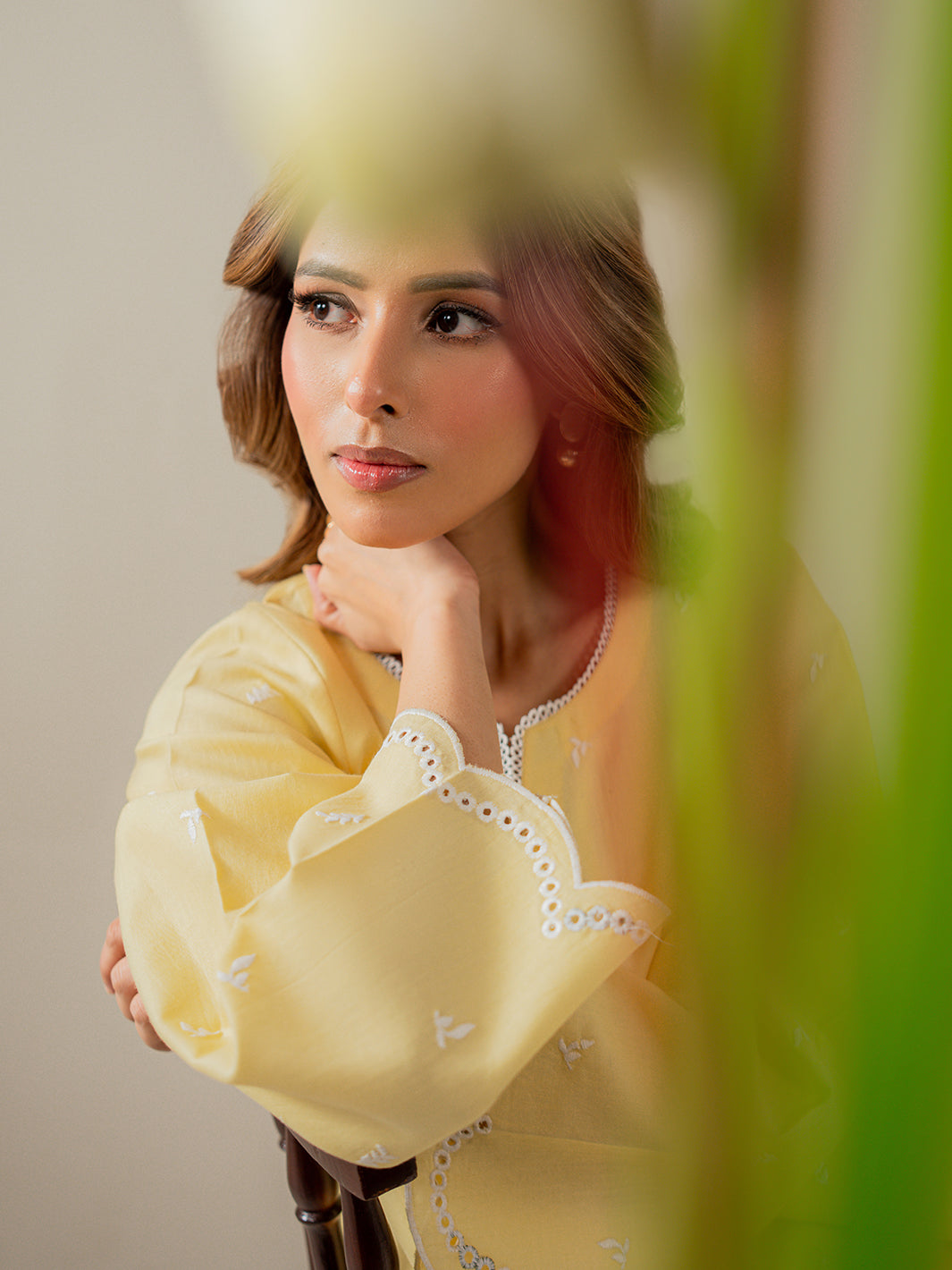 MELLOW- SLD08-25- 2Pc Embroidered Set