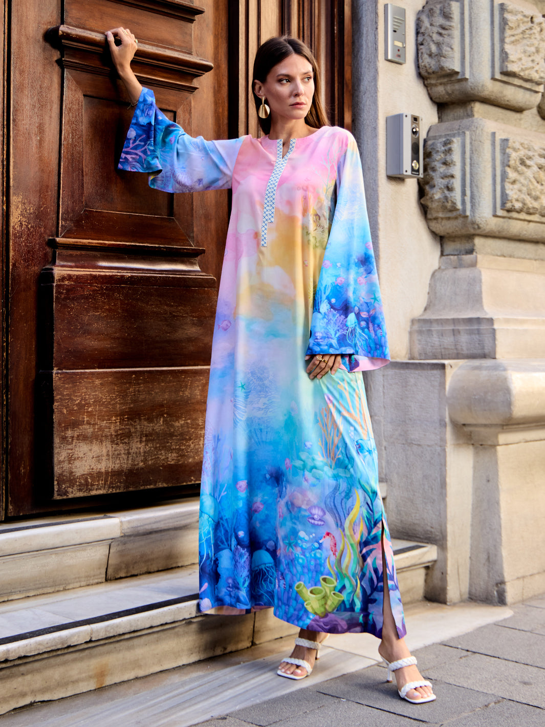 Maren Kaftan Women Kaftan Fall Wear Dress | The Modern Muse Collection S Maren Kaftan Women Kaftan Fall Wear Dress | The Modern Muse Collection S