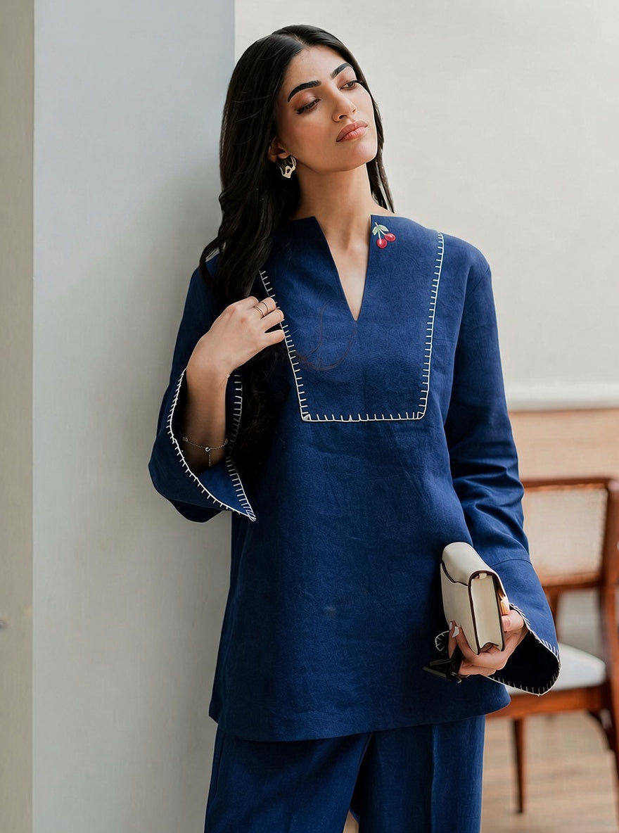 Cobalt - 2Pcs Linen Set