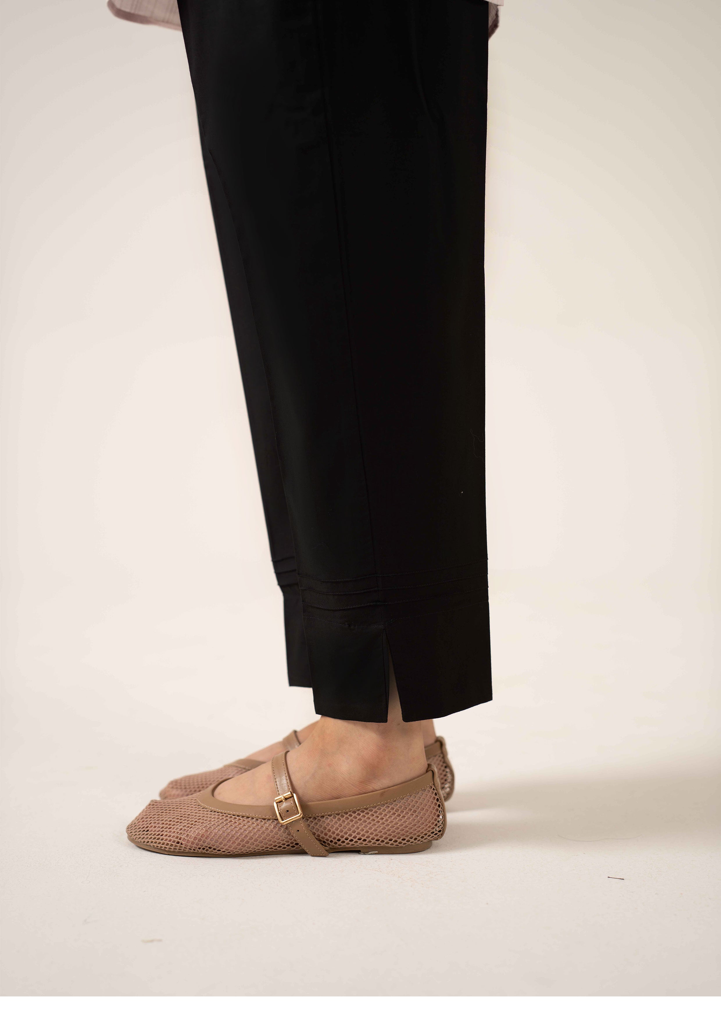 Cambric Cotton - Straight Slim Trouser