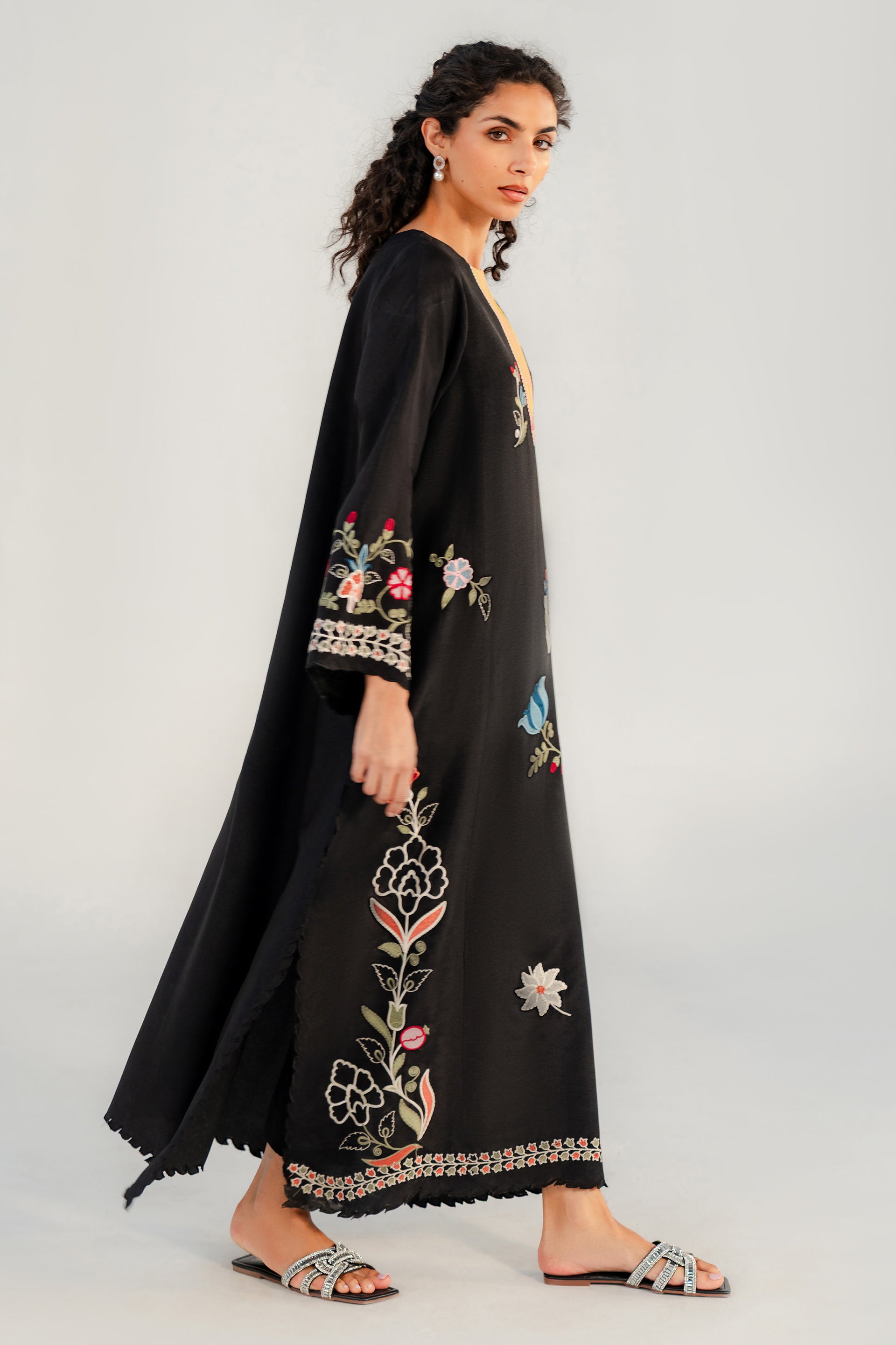 NOIR VINE - 3pcs Rawsilk Silk Ensemble