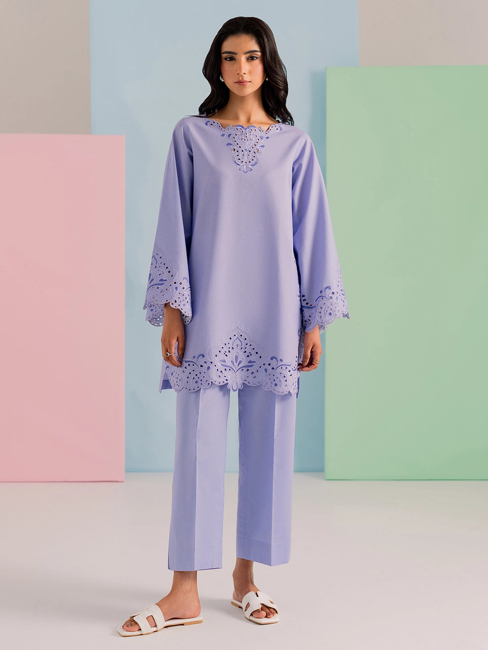 Rionne | 2Pc Embroidered Cotton Set
