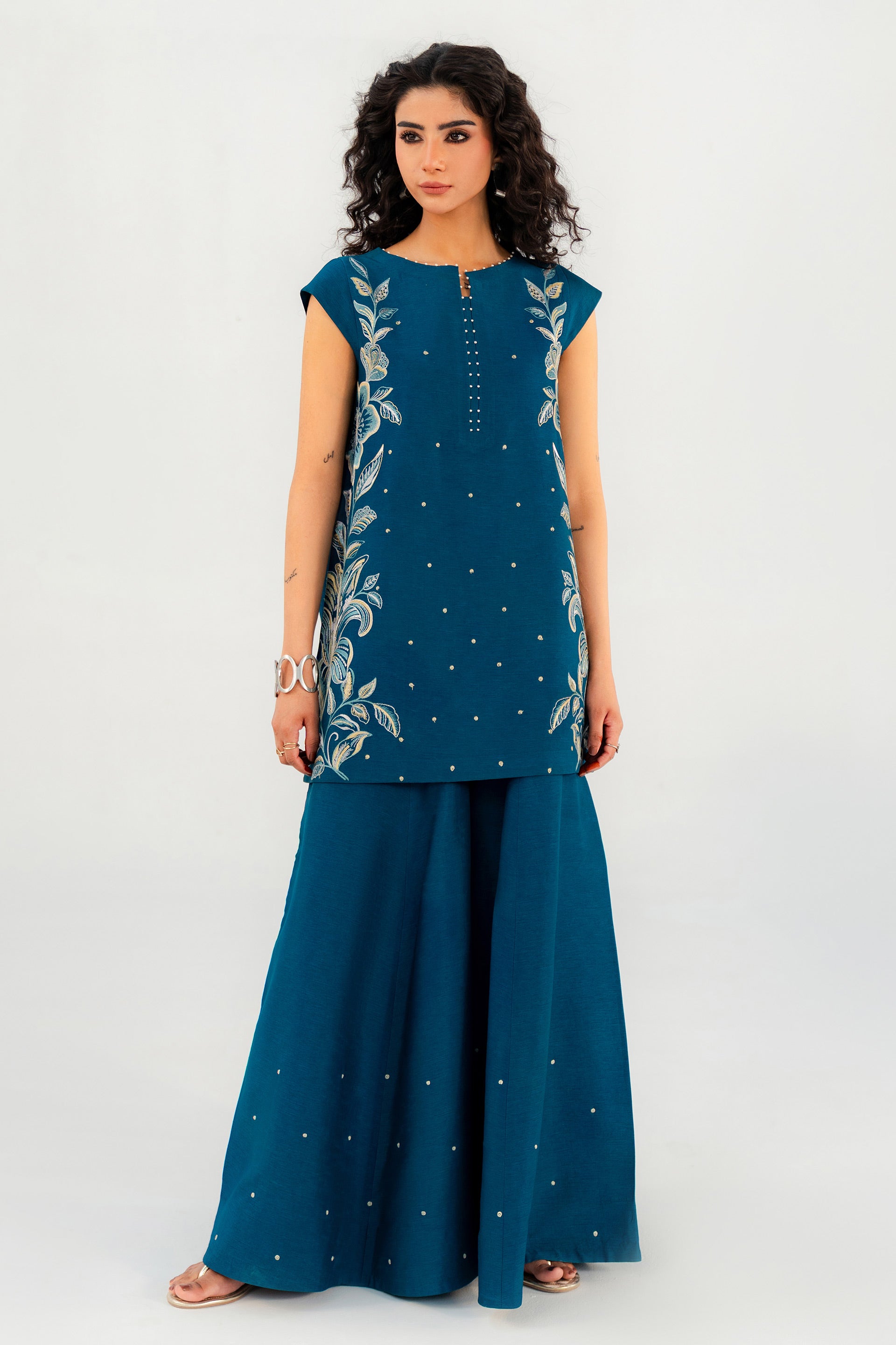 FLORET - 3pcs Tusser Silk Ensemble