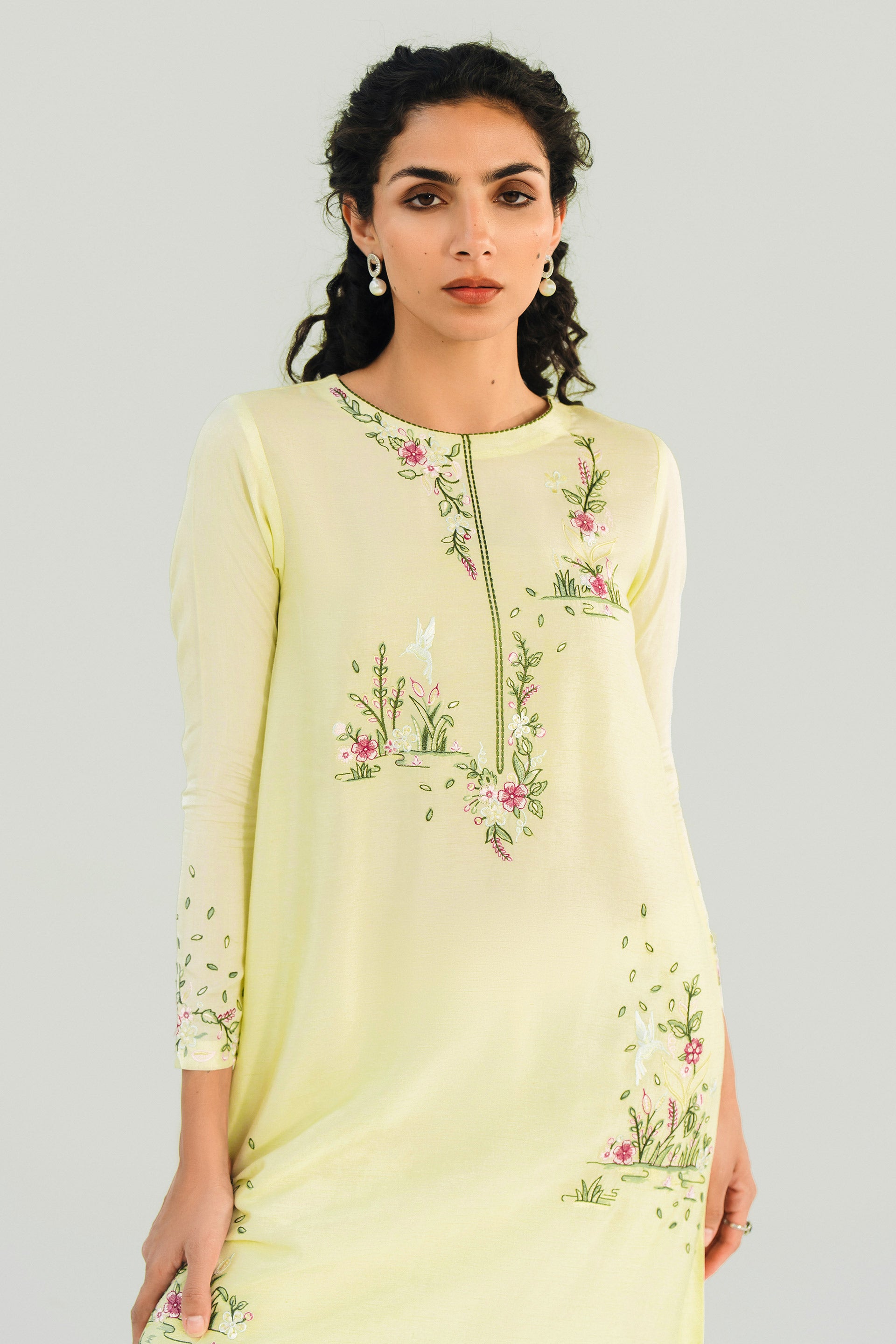LIMELIGHT GARDEN - 2pcs Rawsilk Ensemble