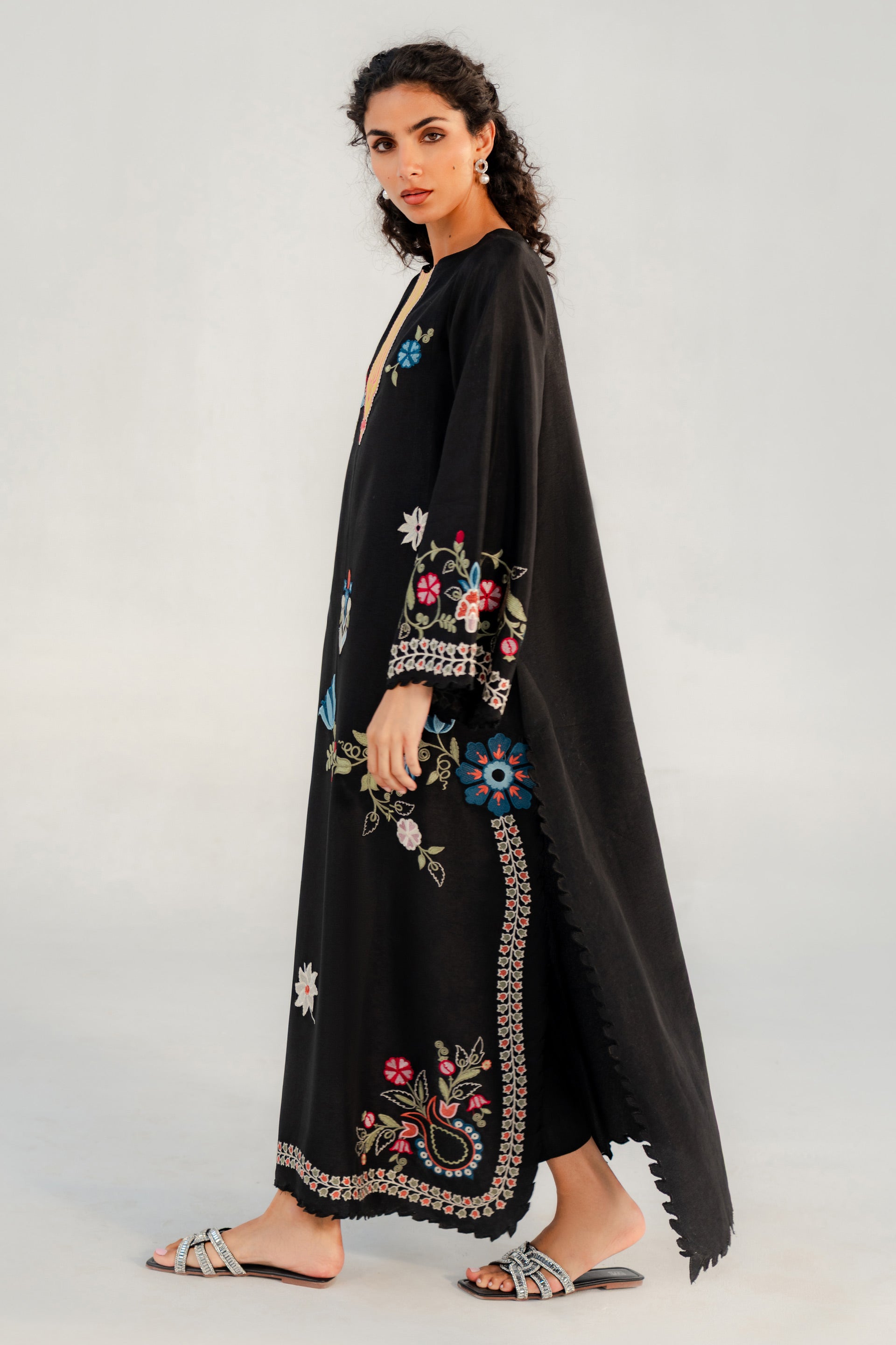 ONYX - 2pcs Raw Silk Ensemble