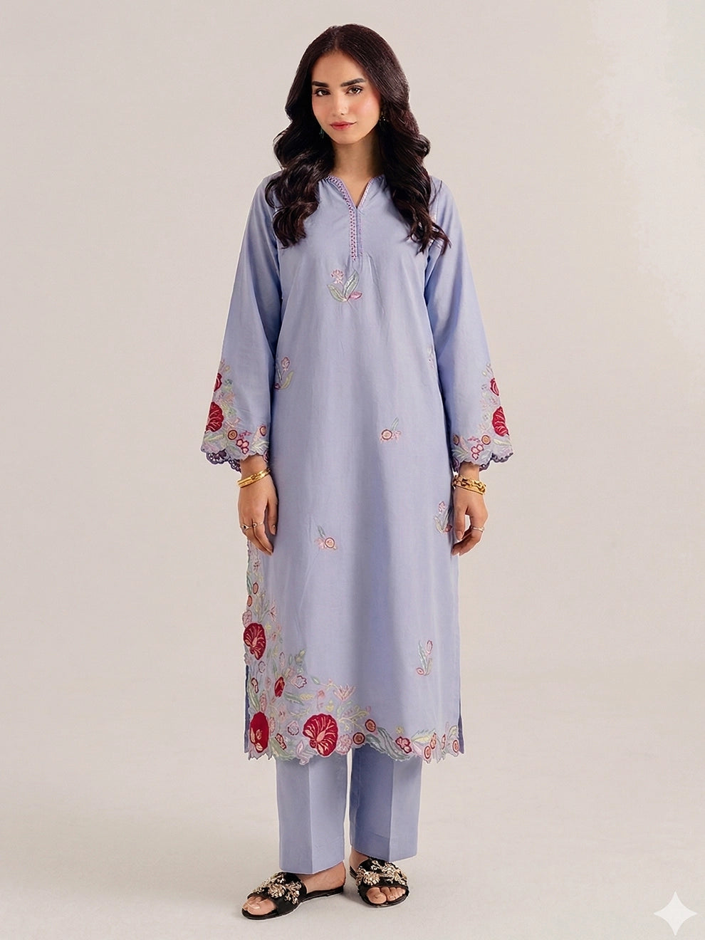 Levan | 2Pc Embroidered Cotton Set