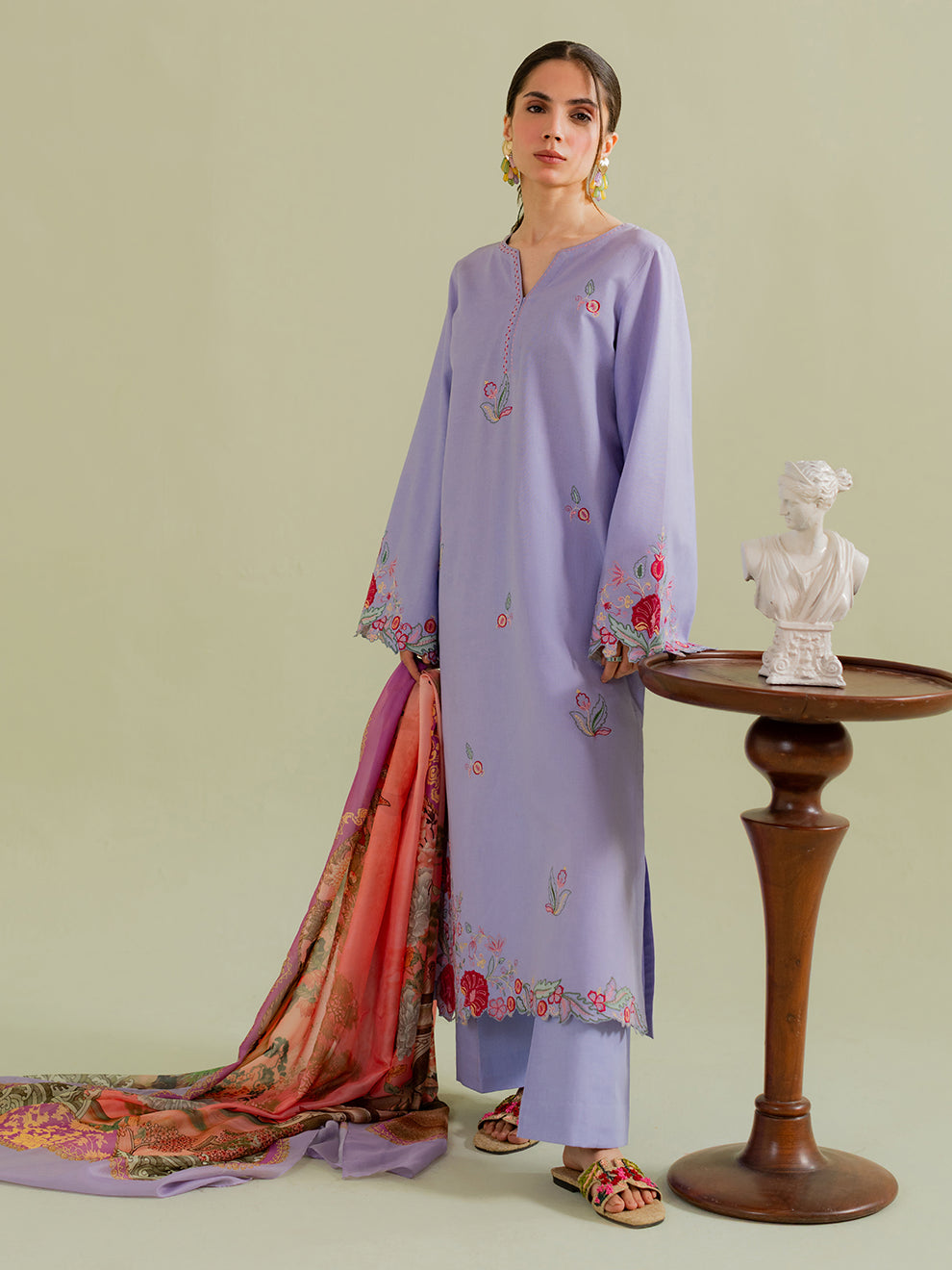 Levan | 2Pc Embroidered Cotton Set
