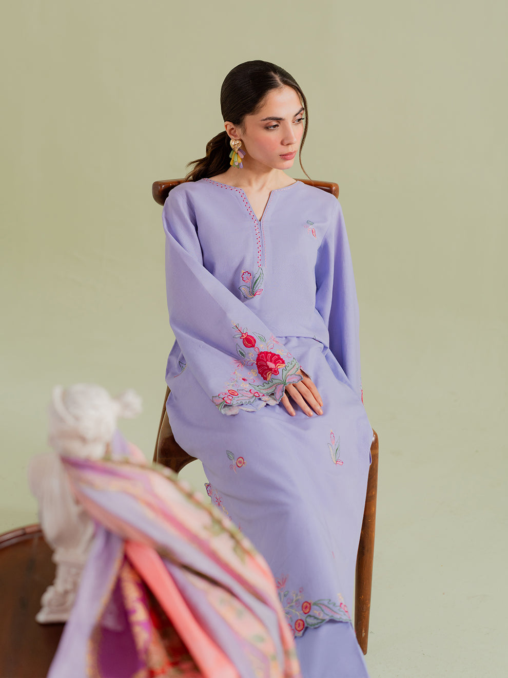 Levan | 2Pc Embroidered Cotton Set