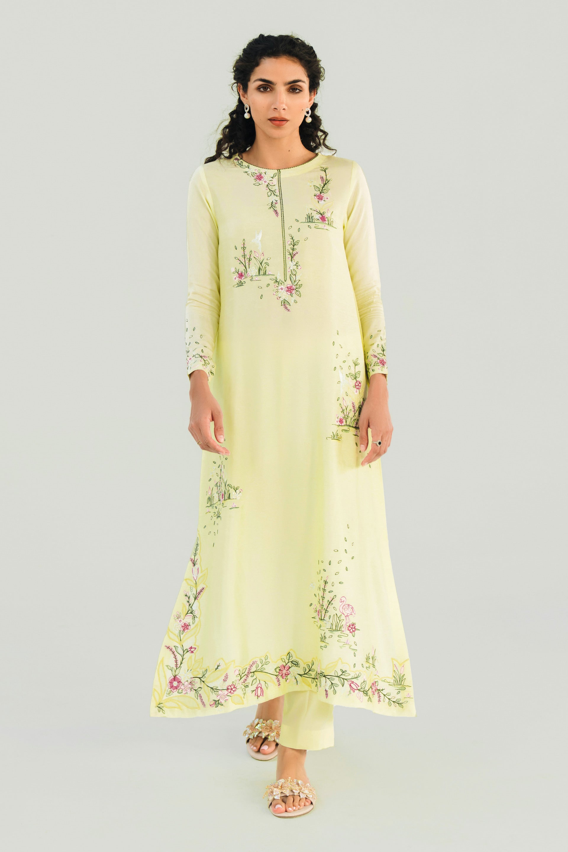 LIMELIGHT GARDEN - 2pcs Rawsilk Ensemble