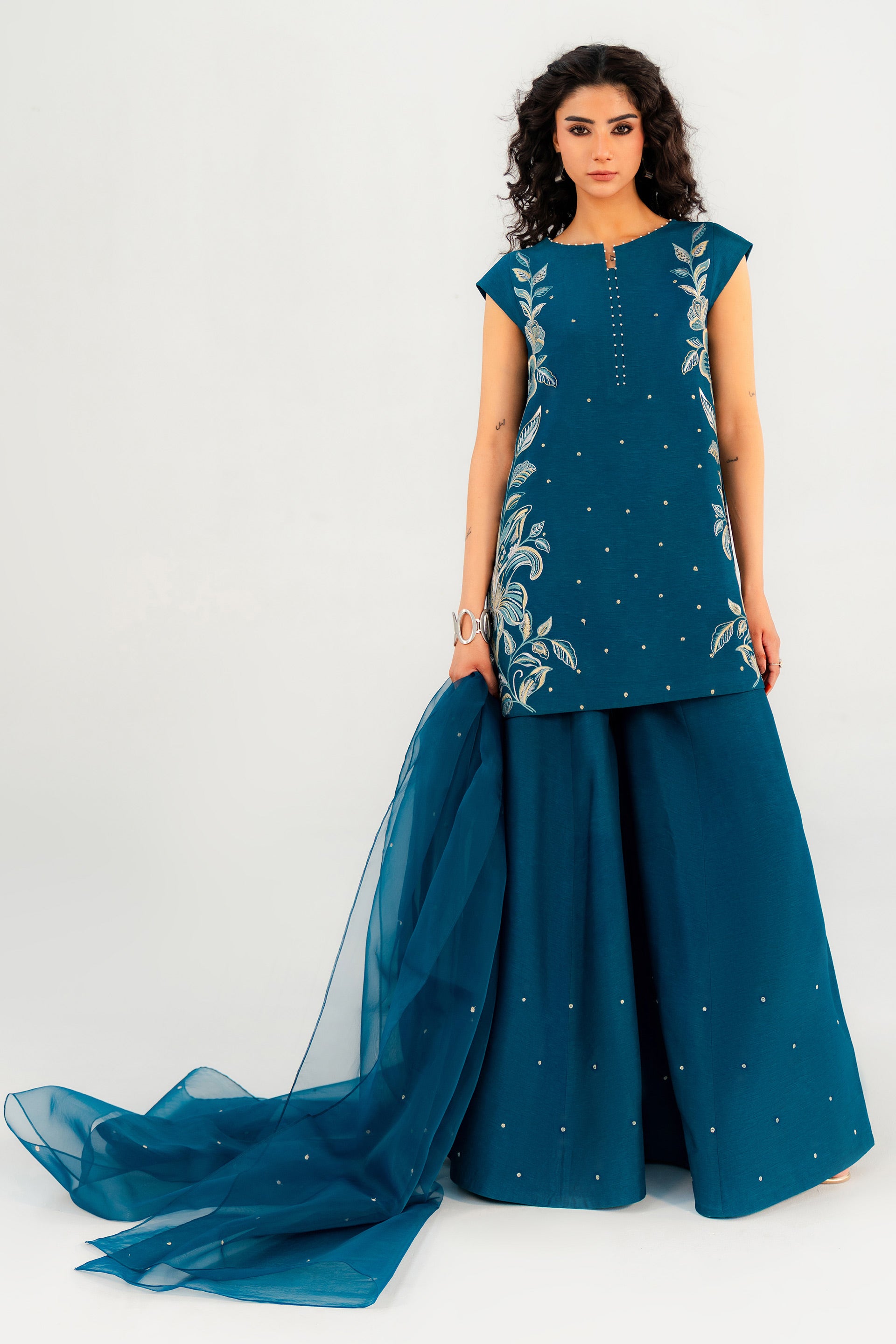 FLORET - 3pcs Tusser Silk Ensemble