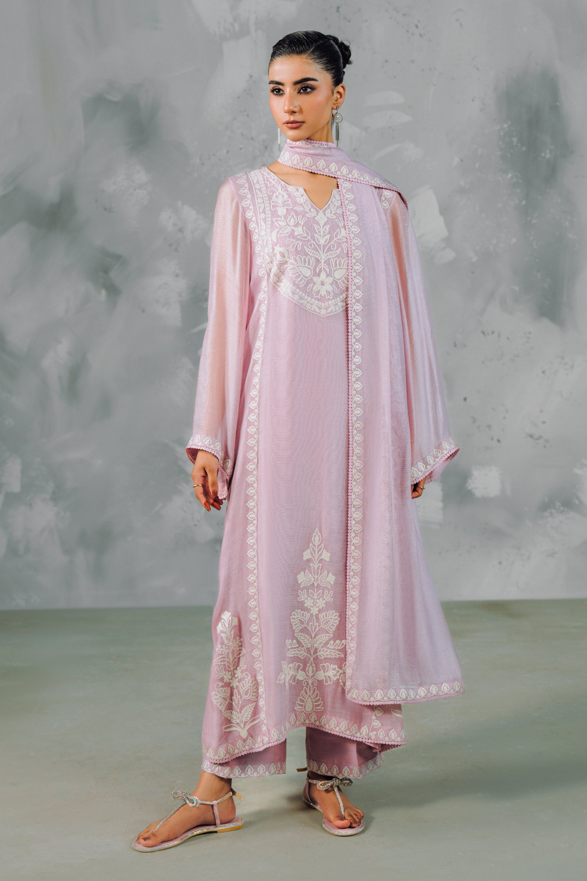 KHADDI TULLE - 4pcs Tusser Net Ensemble