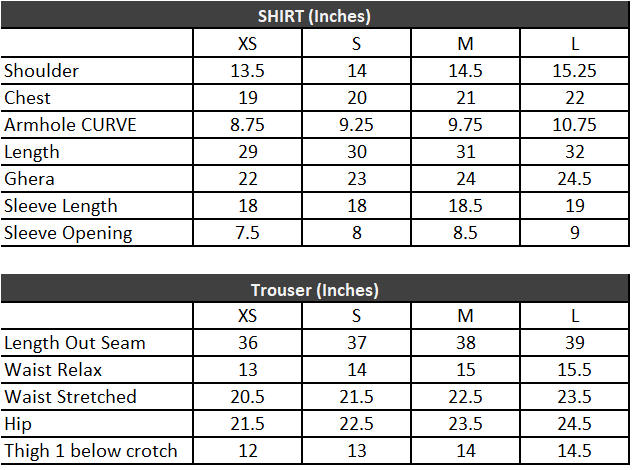 Size Guide
