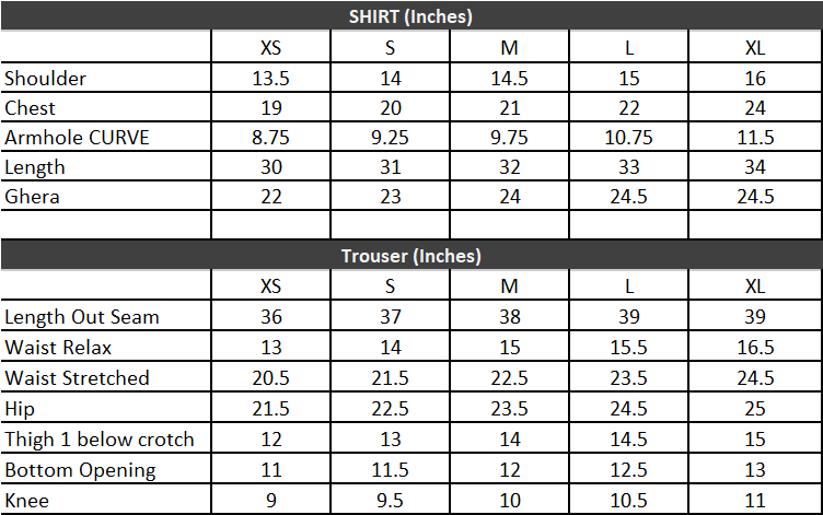 Size Guide