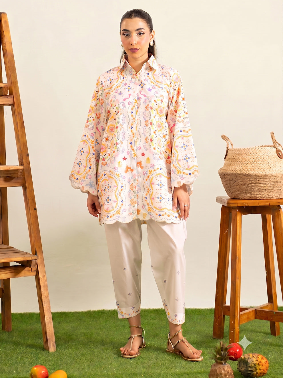 Orchard - 2Pc Printkari Suit