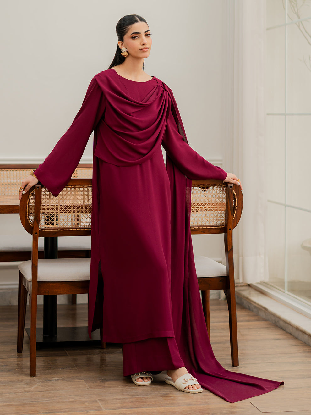 Merlot- 2Pcs Solids Set