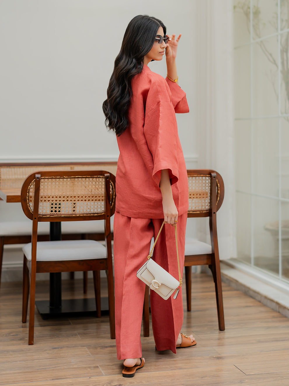 Terracotta- 2Pcs Linen Set