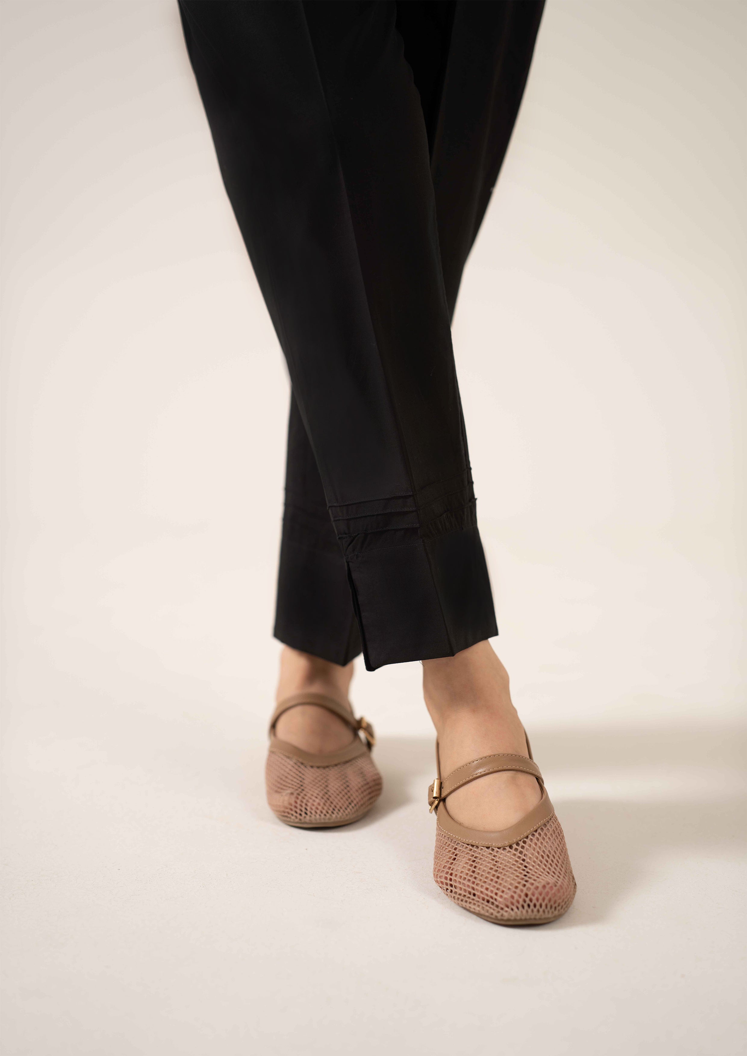 Cambric Cotton - Straight Slim Trouser