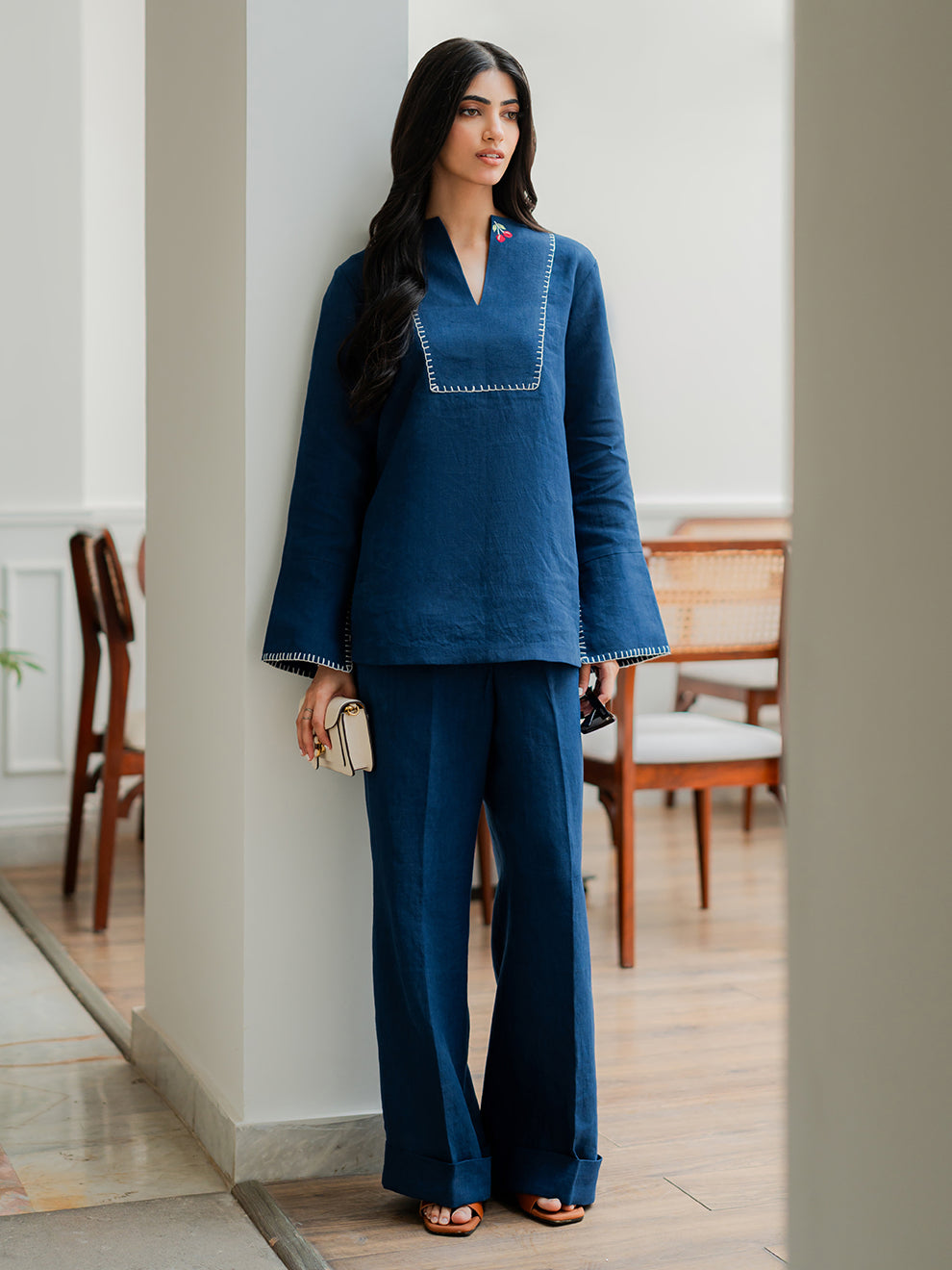 Cobalt - 2Pcs Linen Set
