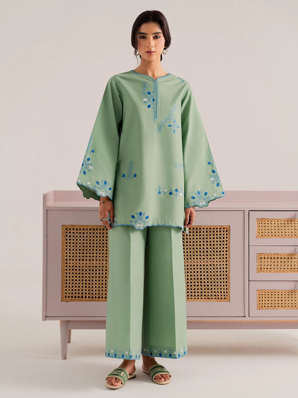 Kyrel | 2Pc Embroidered Cotton Set