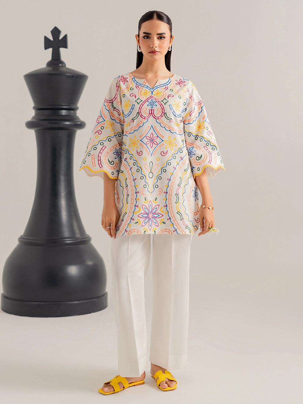 Raveel | 2Pc Embroidered Cotton Set