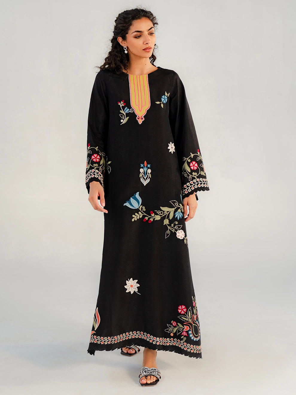 ONYX - 2pcs Raw Silk Ensemble