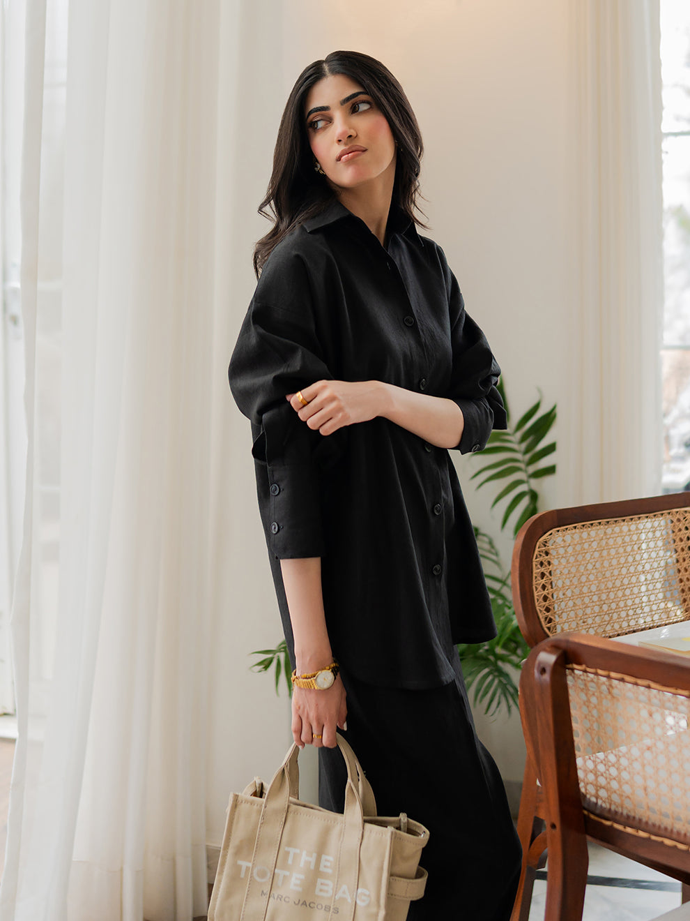 Midnight - 2Pcs Linen Set