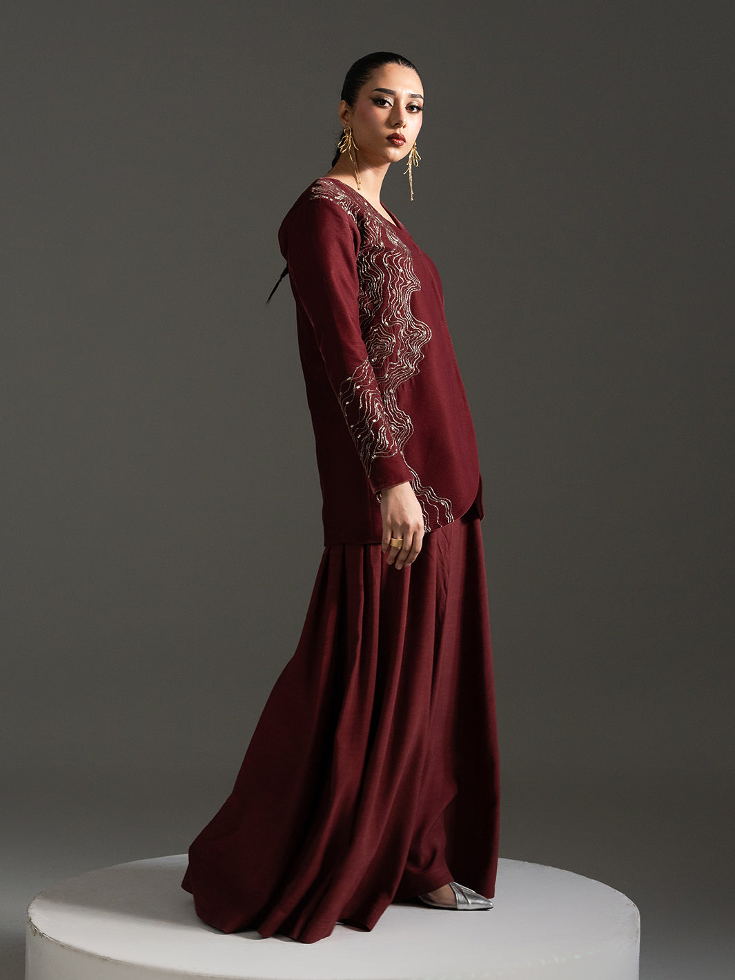 Afsaan – Layered Velvet Ensemble