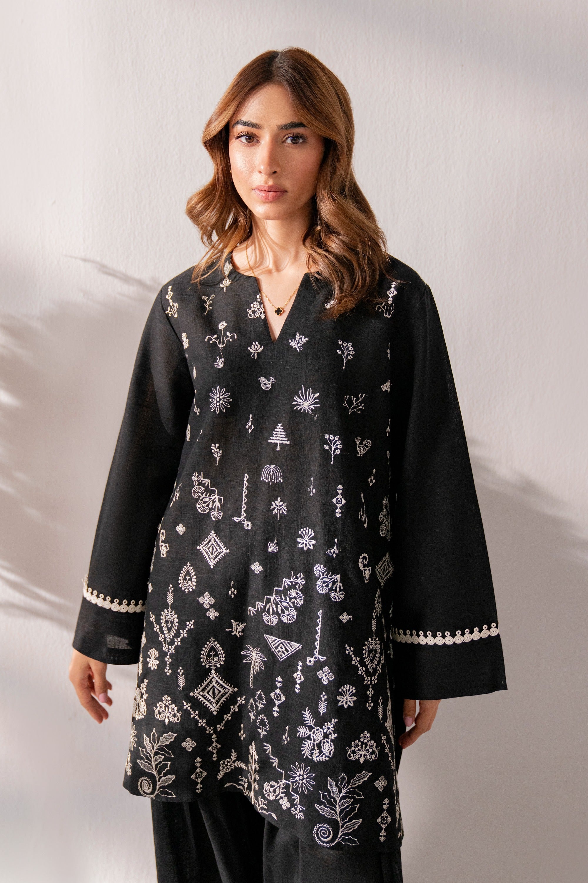 Cevap - 2Pc Embroidered Cotton