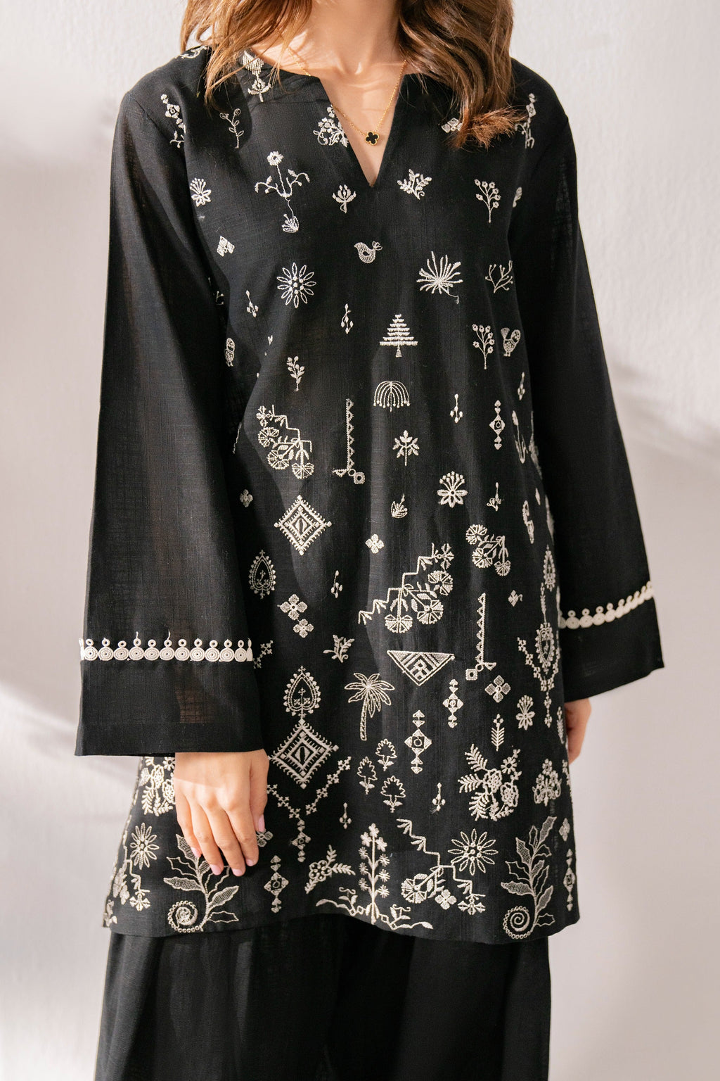 Cevap - 2Pc Embroidered Khaddar