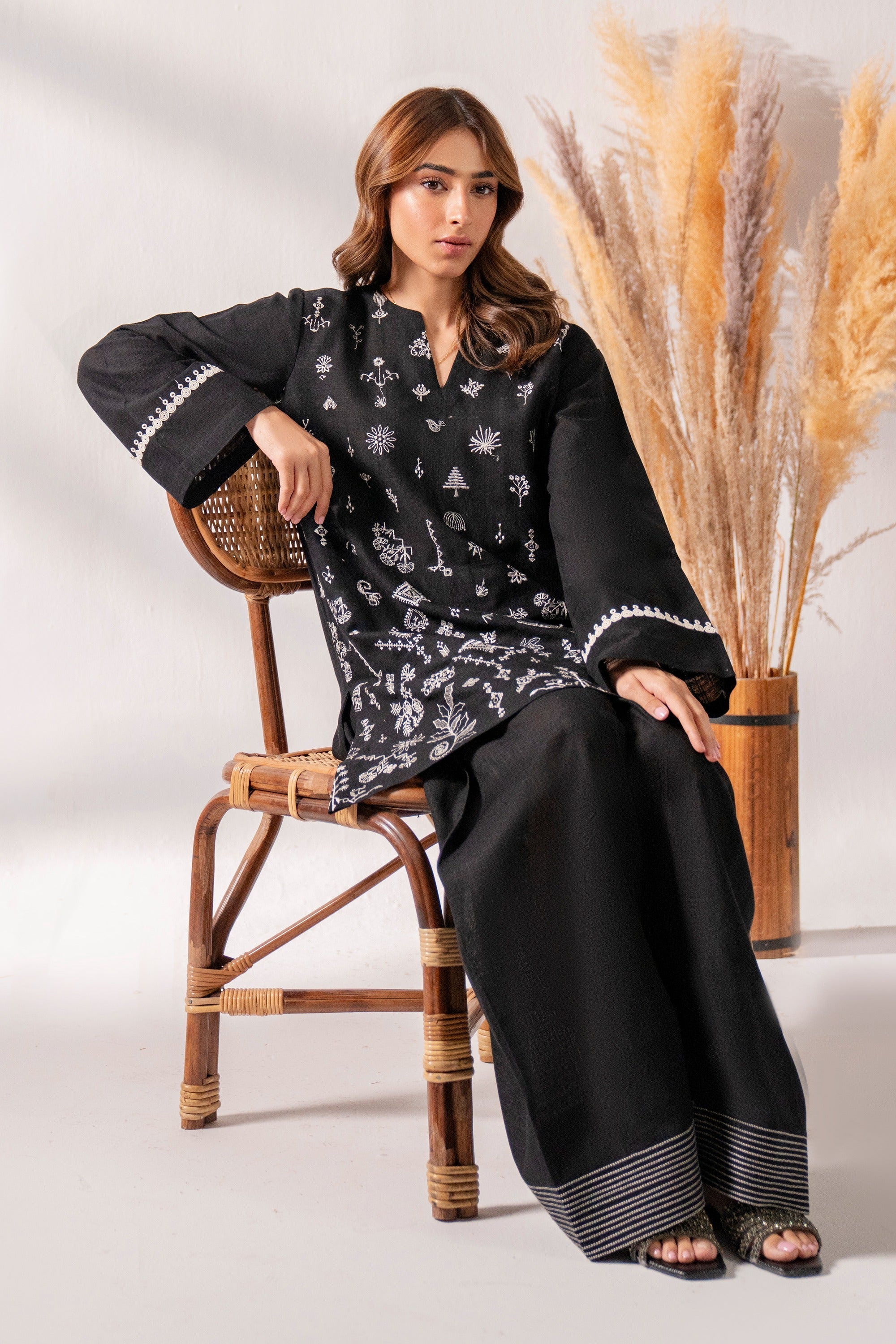 Cevap - 2Pc Embroidered Cotton