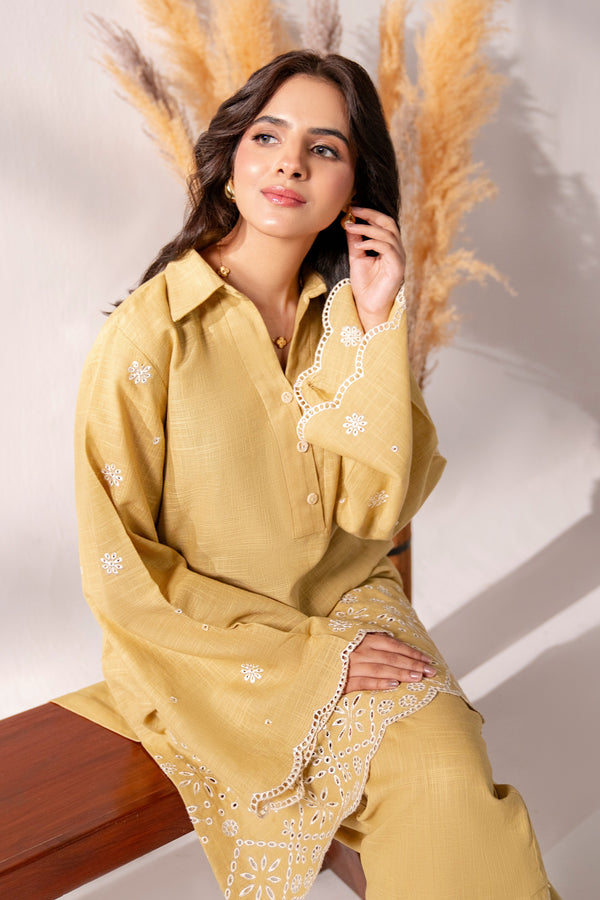 Denize - 2Pc Embroidered Khaddar