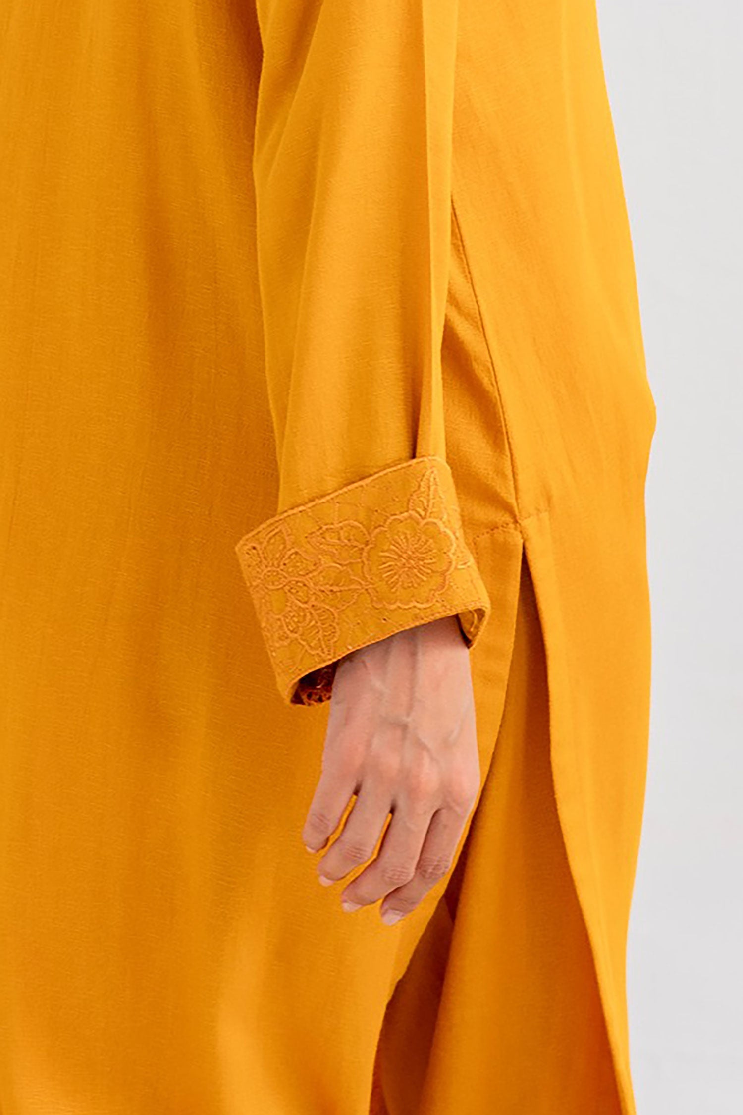 Cove- 2Pc Embroidered yellow