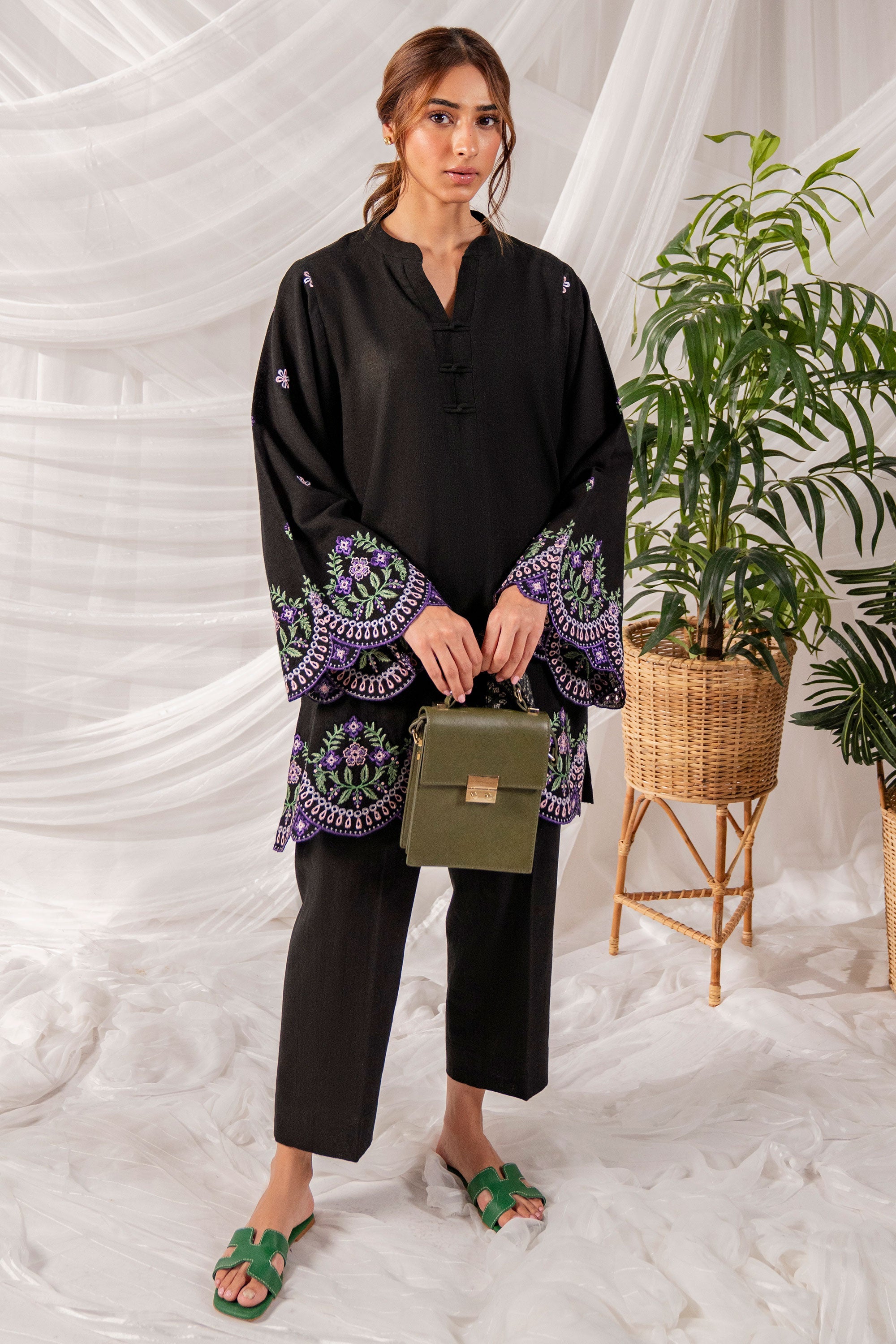 Aria - 2Pc Embroidered Khaddar