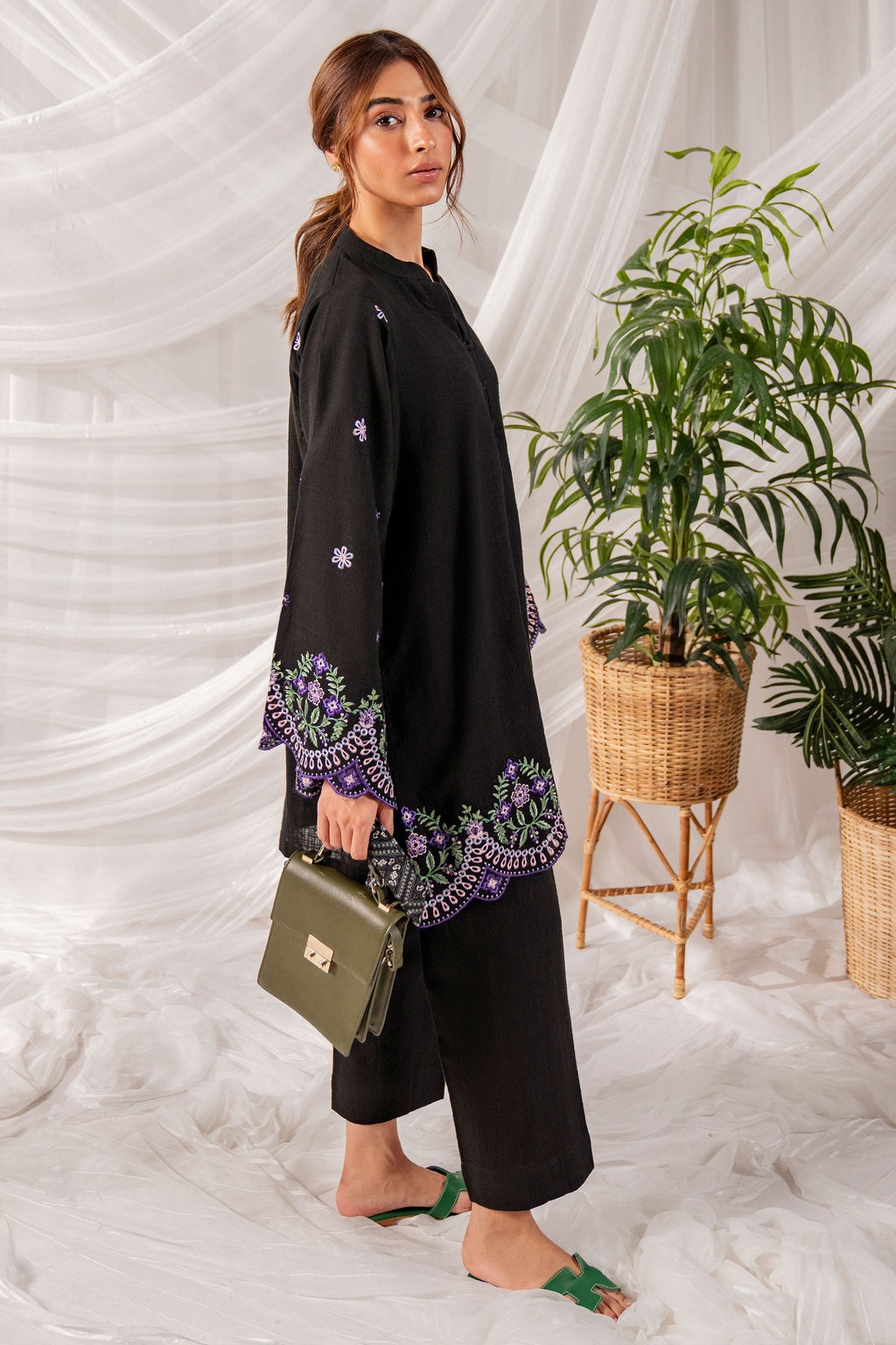 Aria - 2Pc Embroidered Khaddar