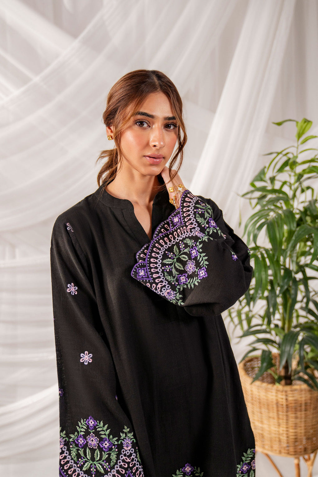 Aria - 2Pc Embroidered Khaddar