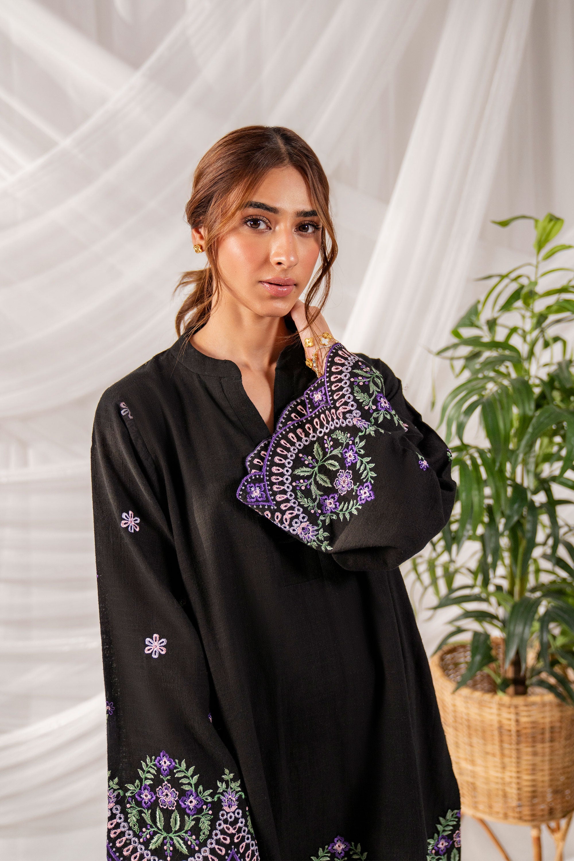 Aria - 2Pc Embroidered Khaddar