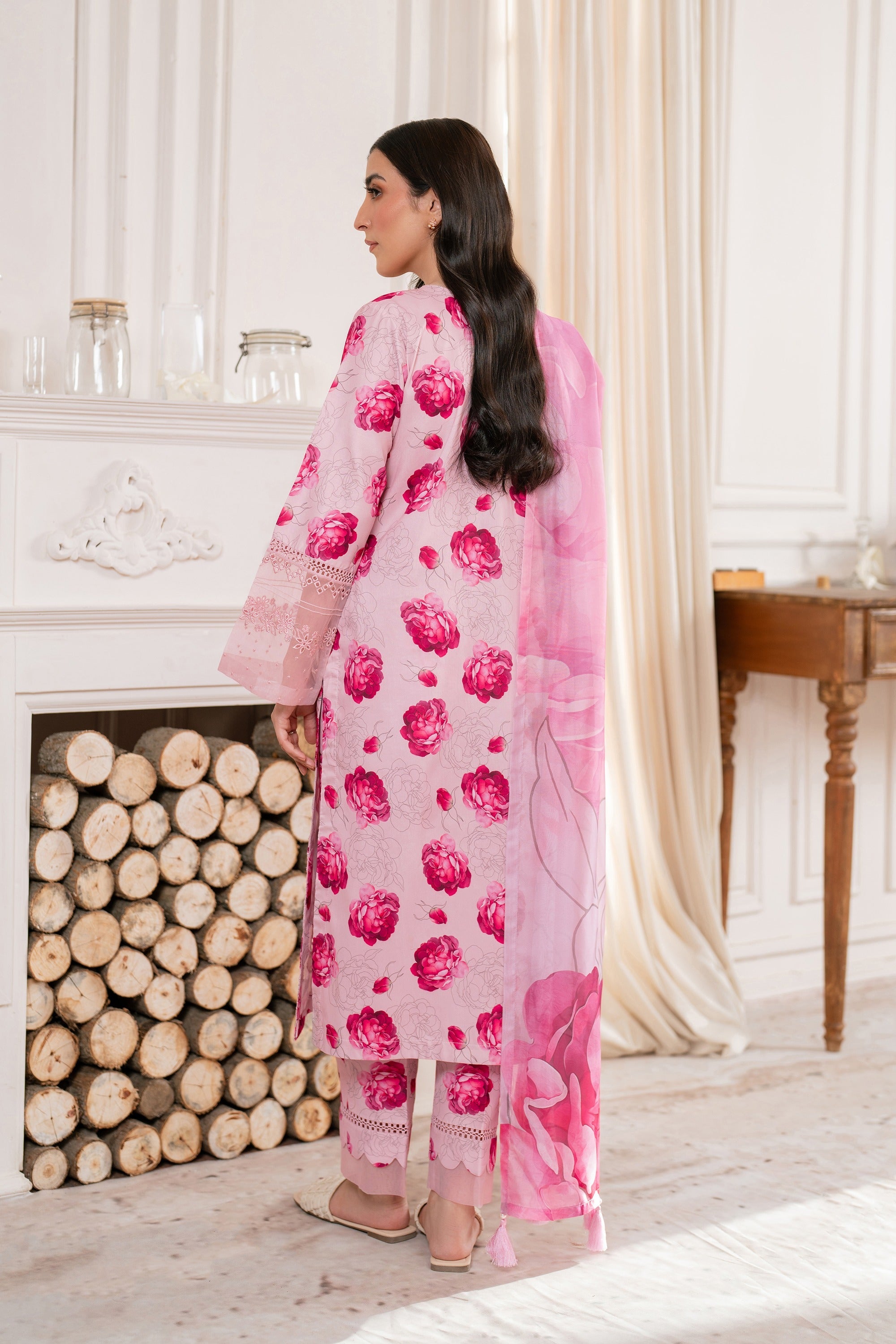 Blushful - NP09- 3Pcs Printkari Suit